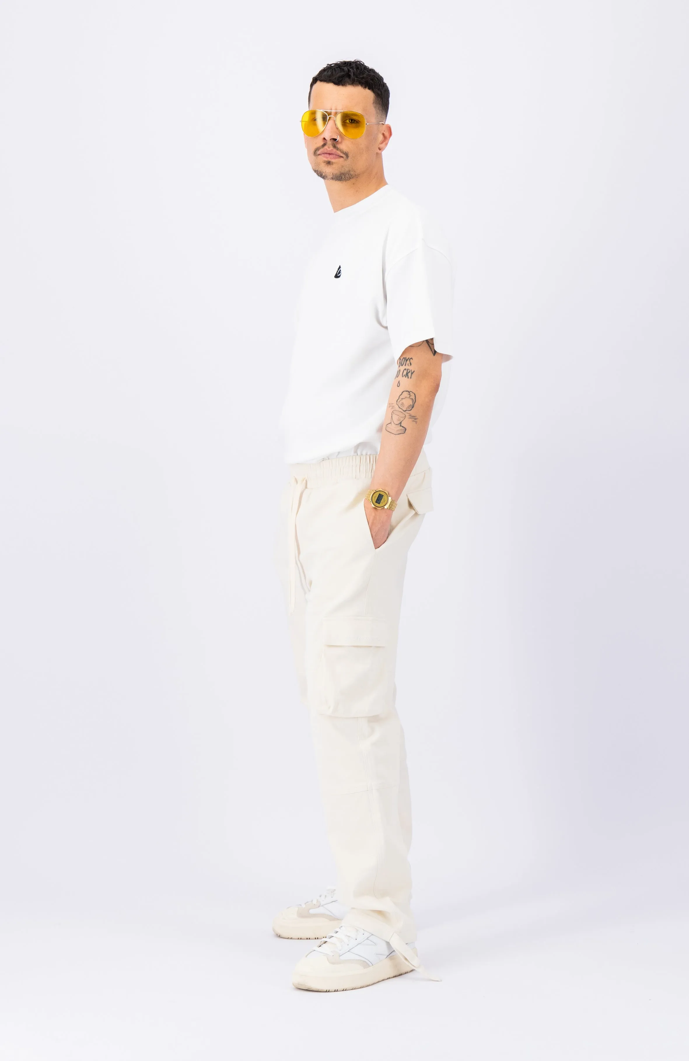 2Morrowshype Coral Cargo Pants Zand