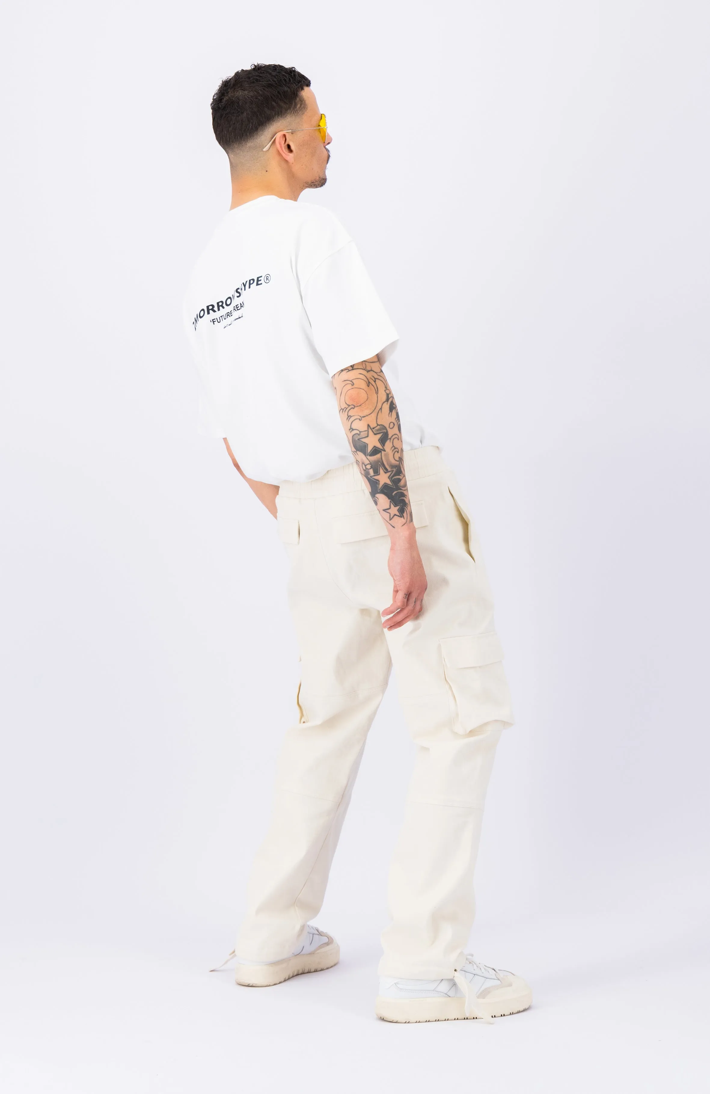 2Morrowshype Coral Cargo Pants Zand