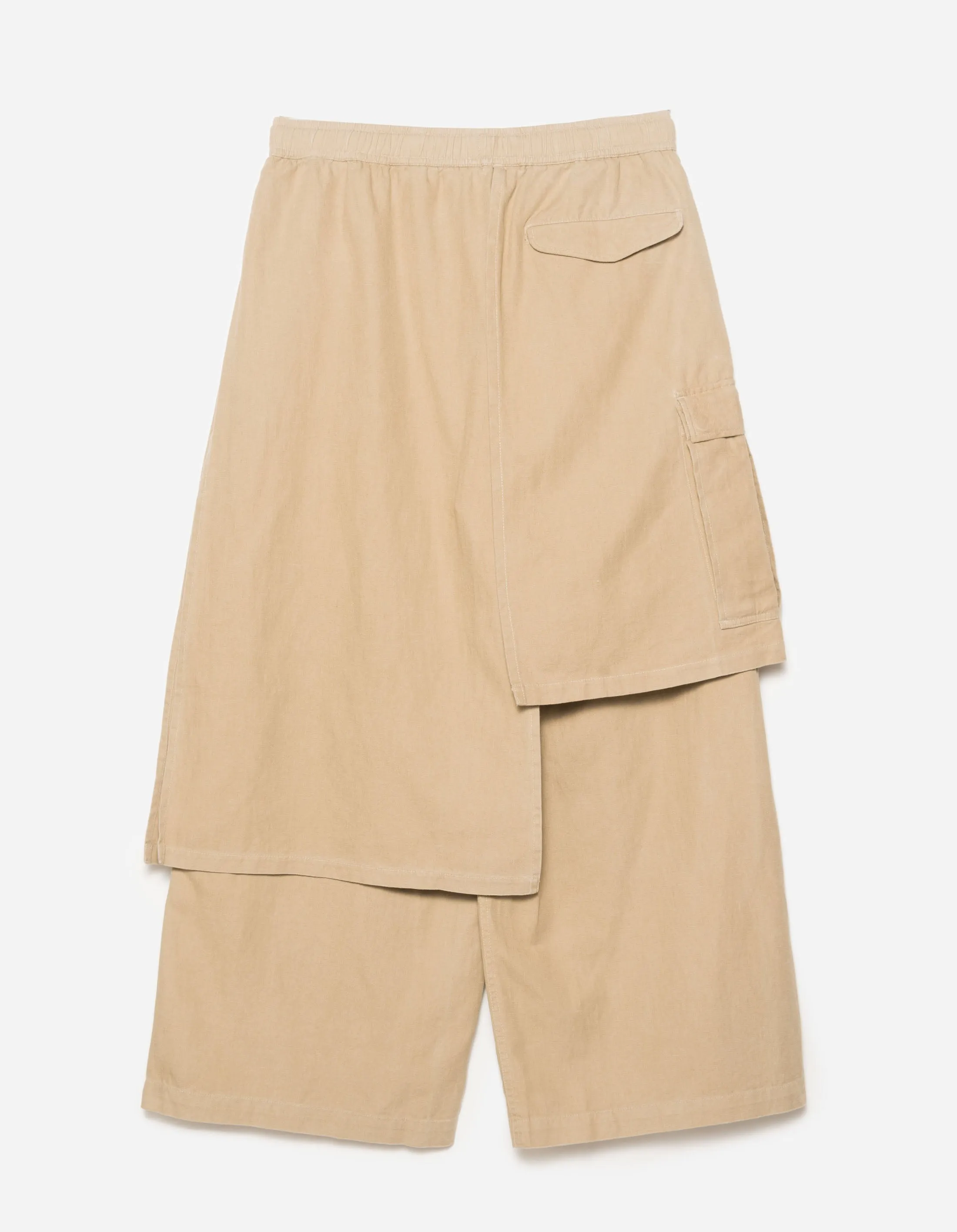 4588 Asym Cargo Hakama Pants Sand