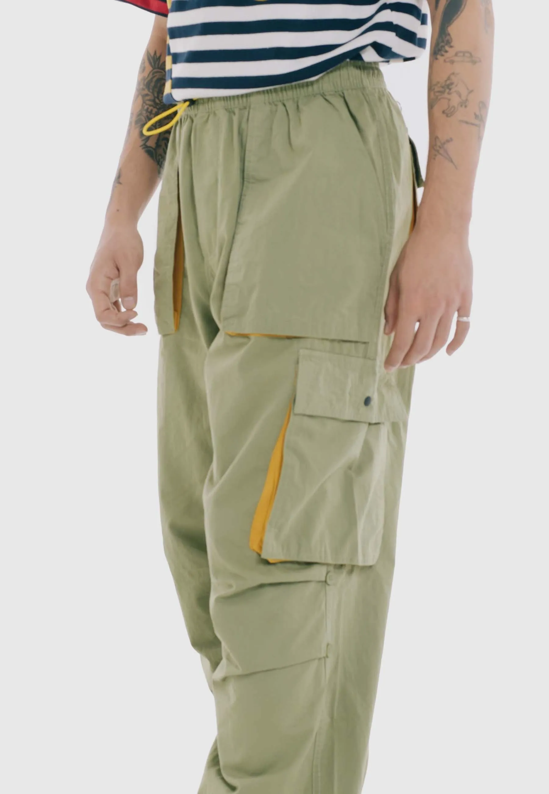 Adjustable Skate Pant - olive