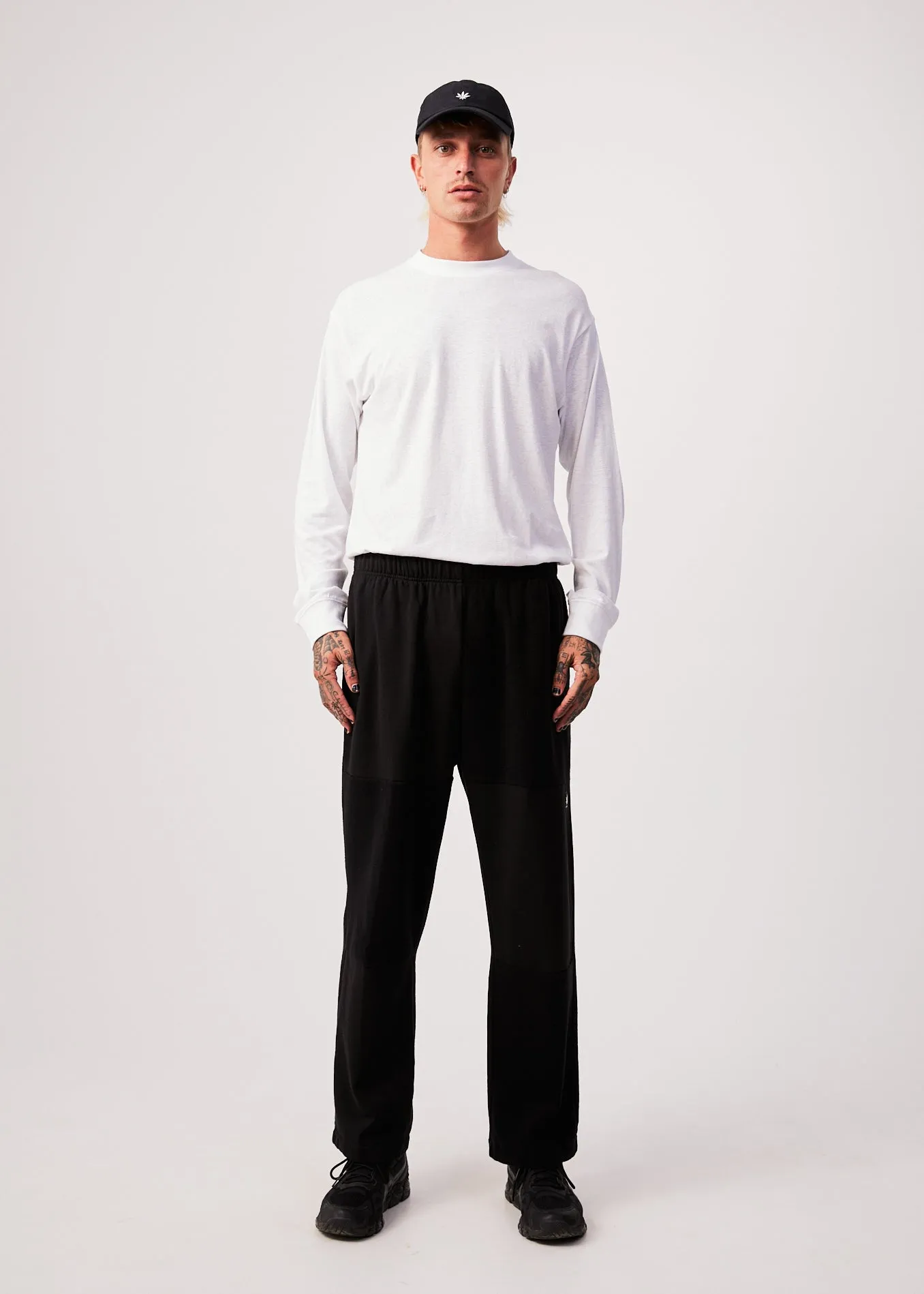 AFENDS Mens Creation - Sweat Pants - Black