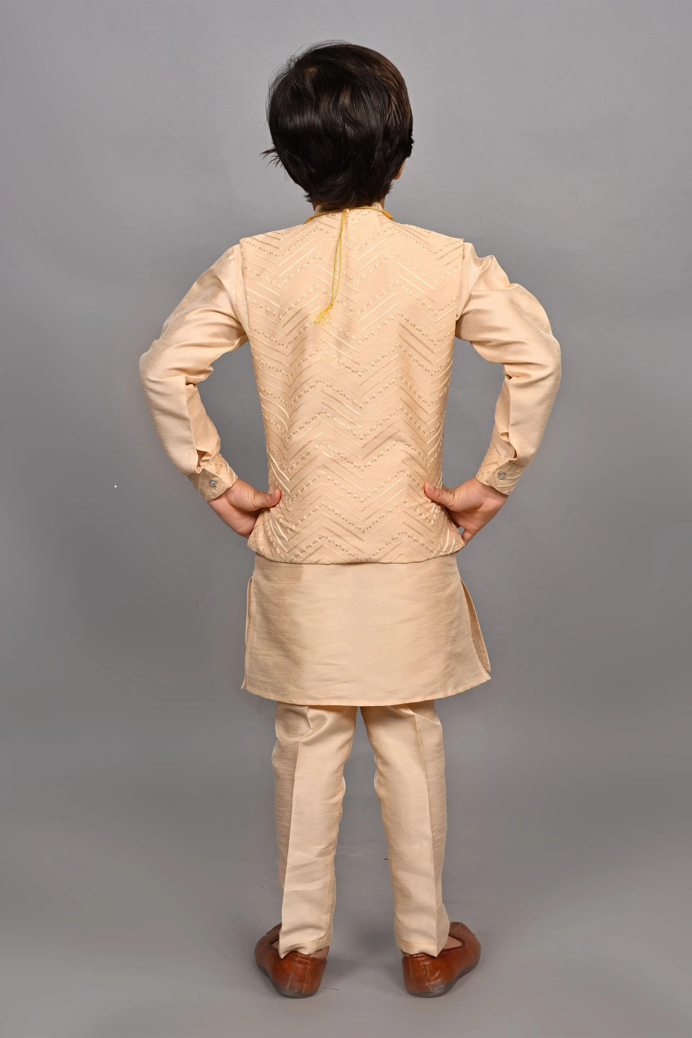 Ahhaaaa Traditional Party Wear Bollywood Style Indo-Western Sherwani for Boys