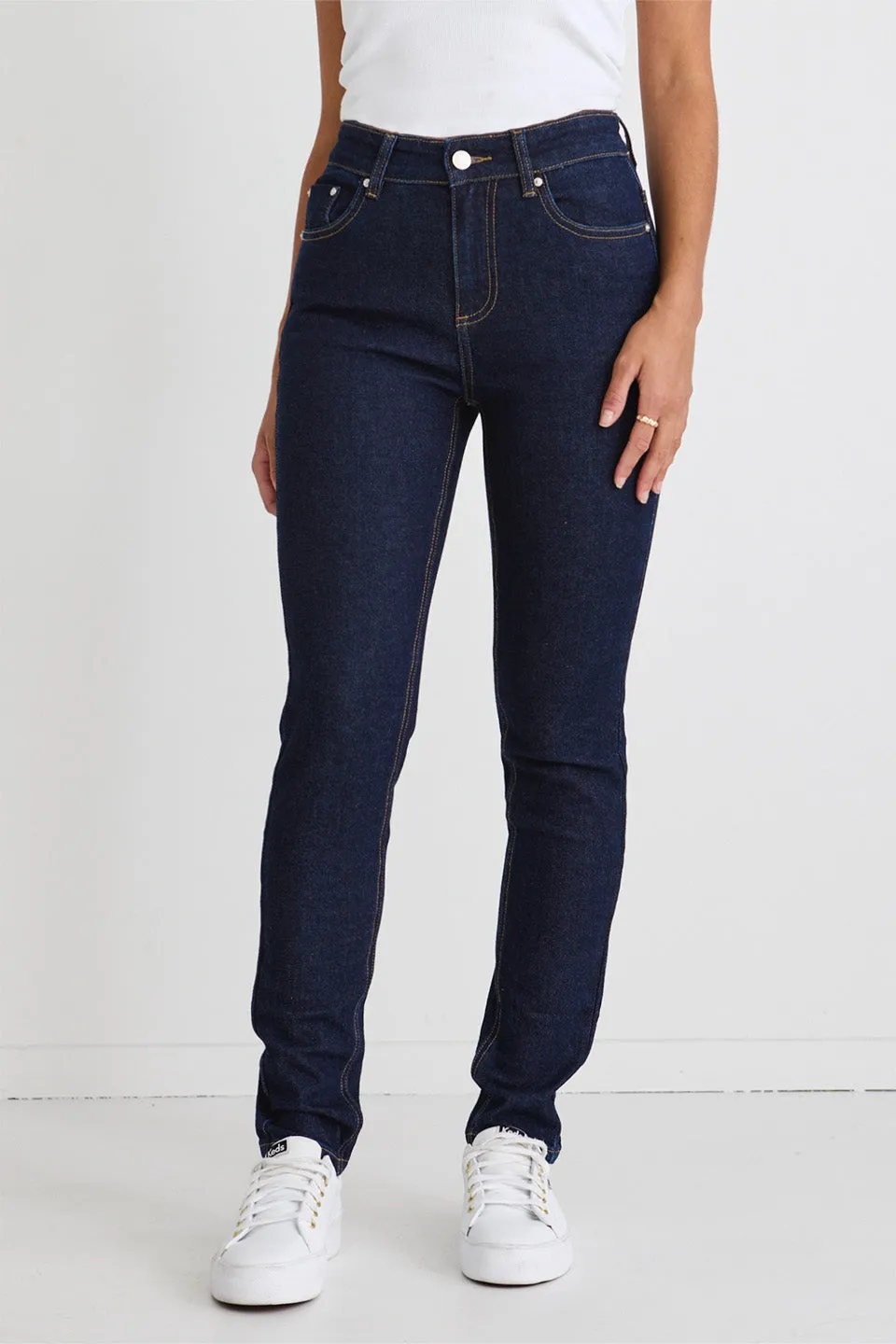 Amara Indigo High Rise Skinny Jean