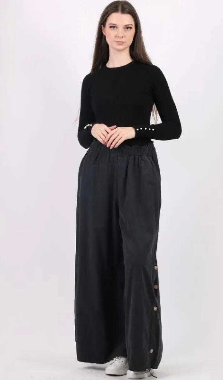 Anne   Kate Corduroy Wide Leg Pants