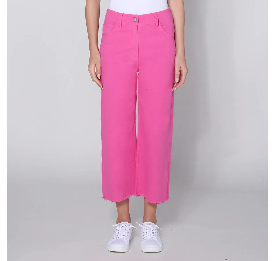 Astrid Beachcomber Wide Leg Pants in Raspberry