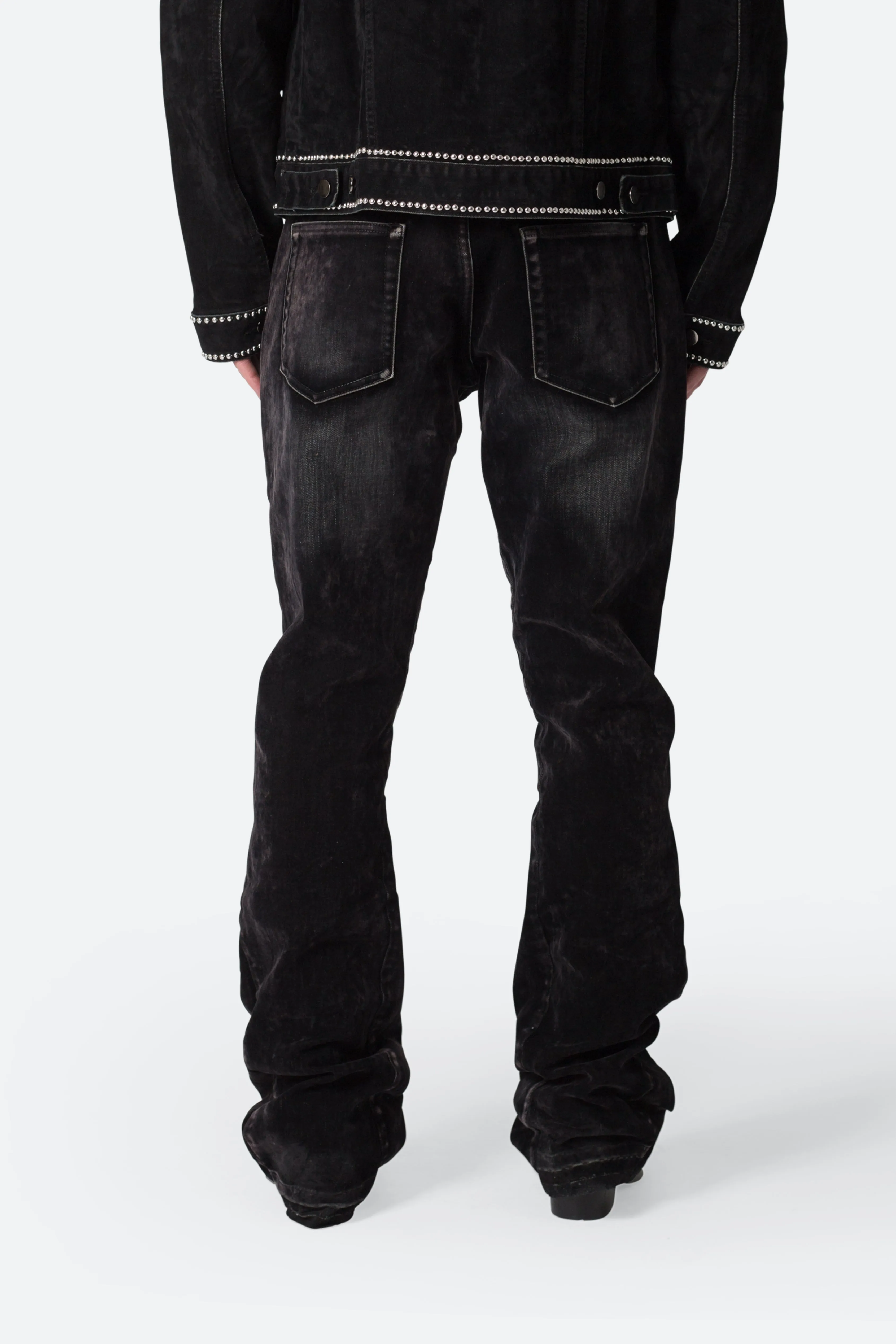 B576 Western Flare Denim - Black