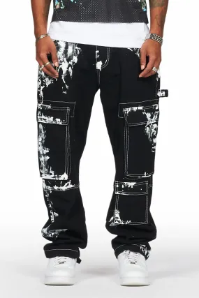 Baha Black Painter Baggy Cargo Jean