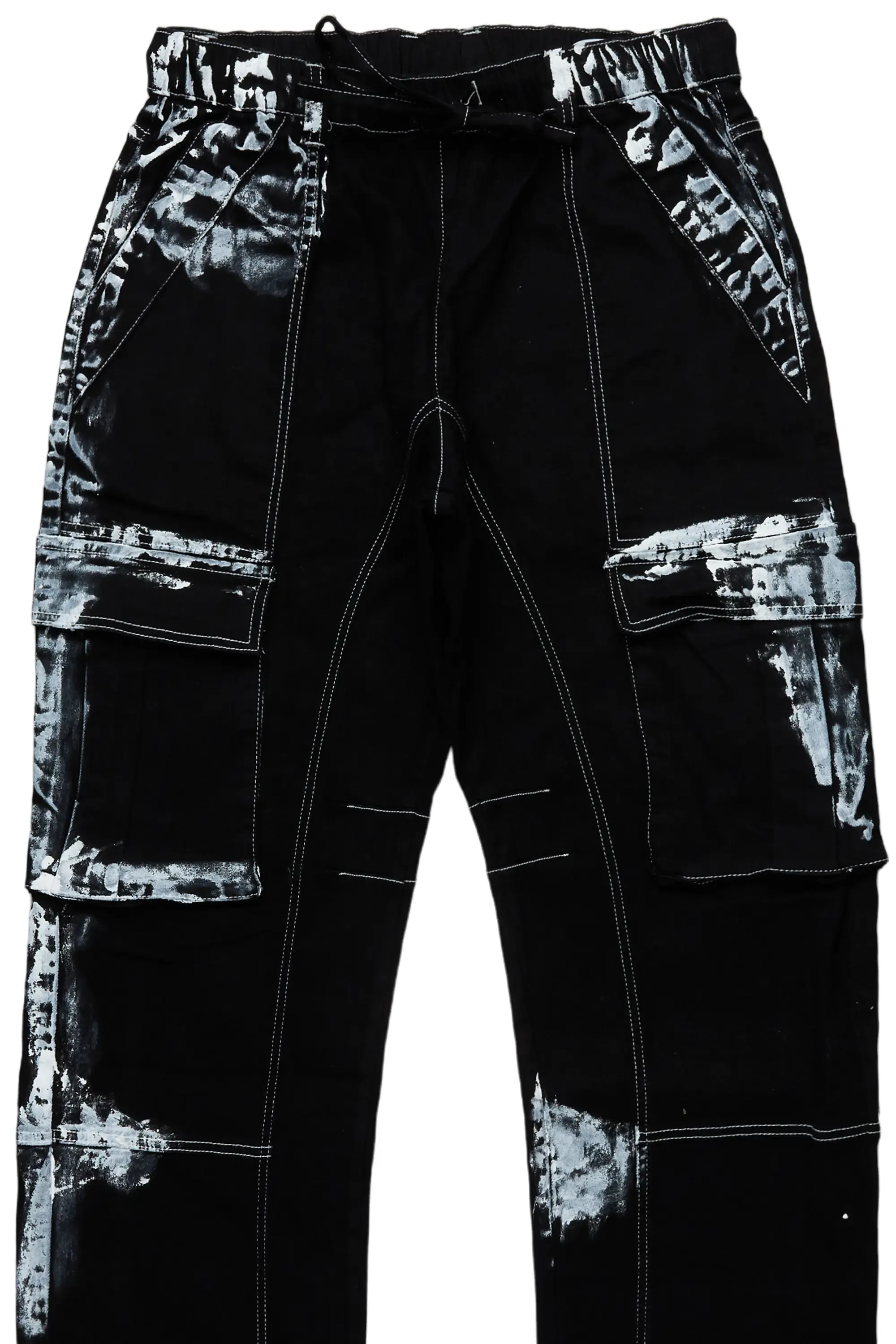 Baha Black Painter Baggy Cargo Pants