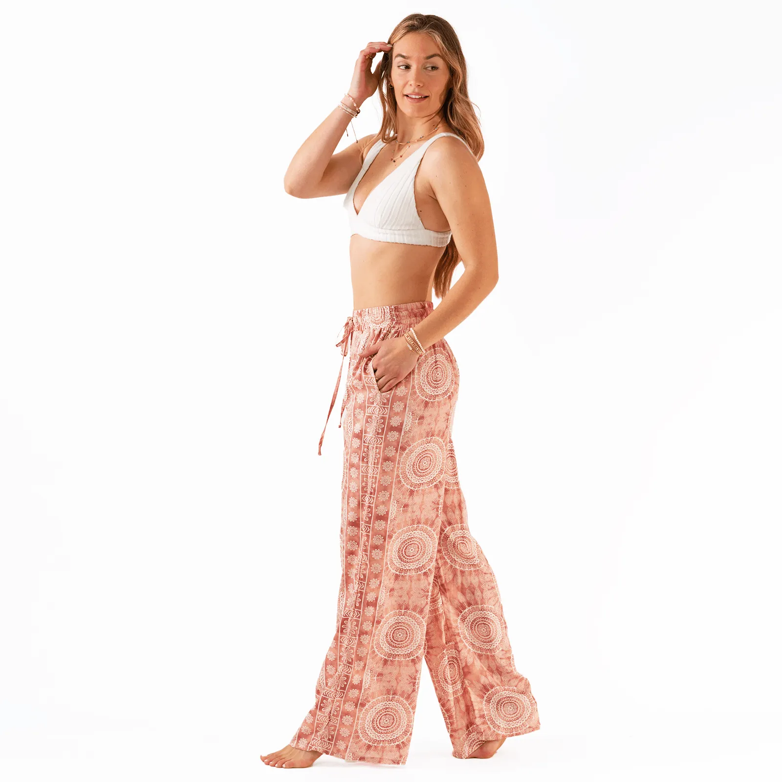 Baja Wide Leg Drawstring Pants