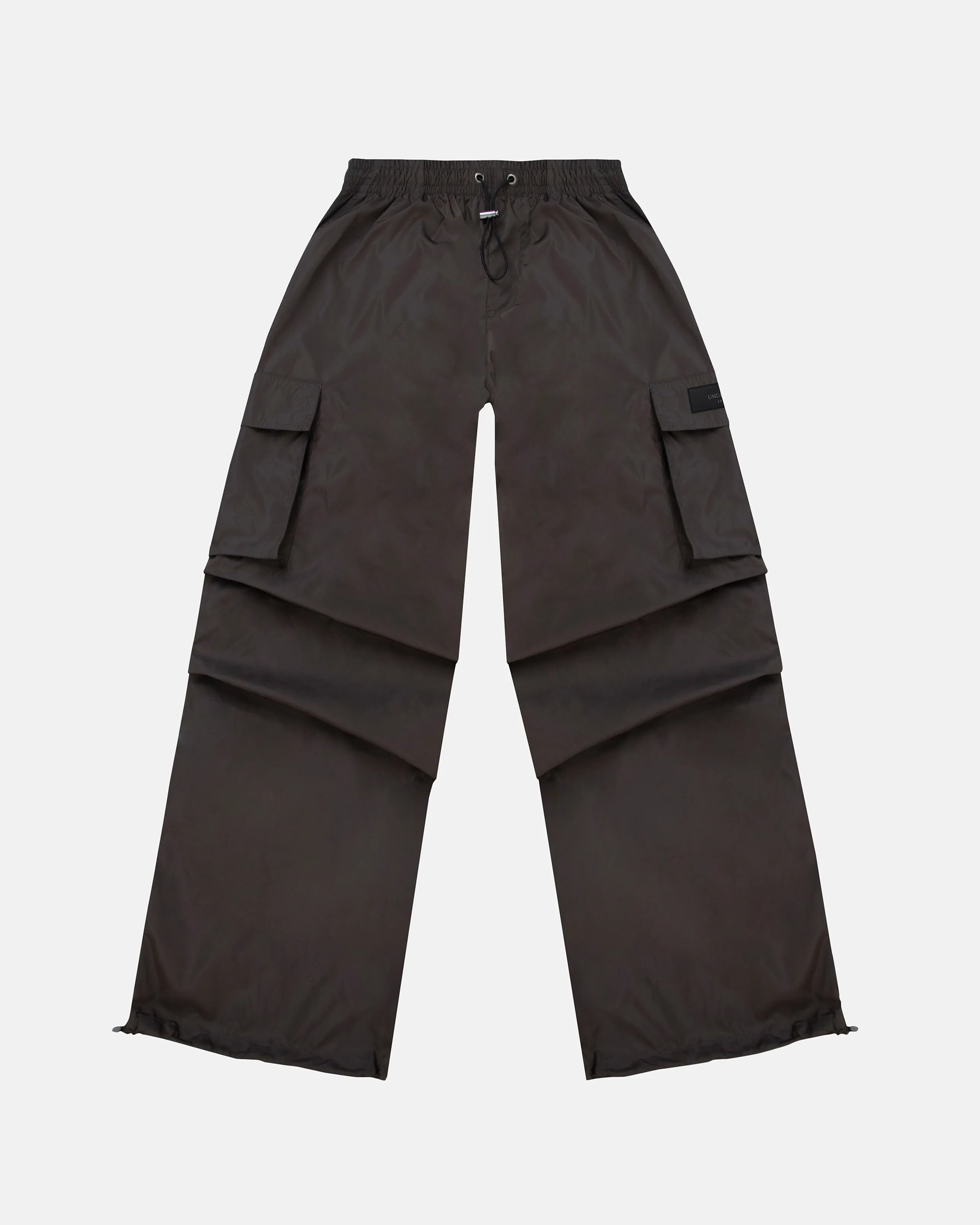 Basics Parachute Cargo Pants Brown