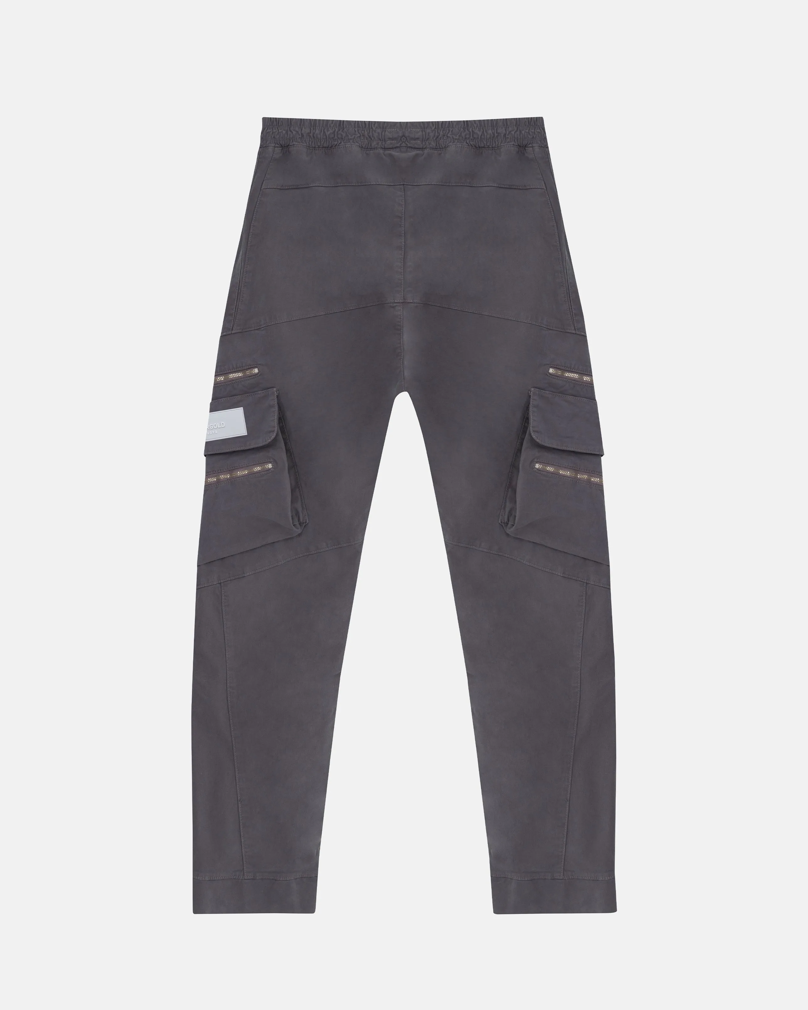 Basics Wide Cargo Pants Silver