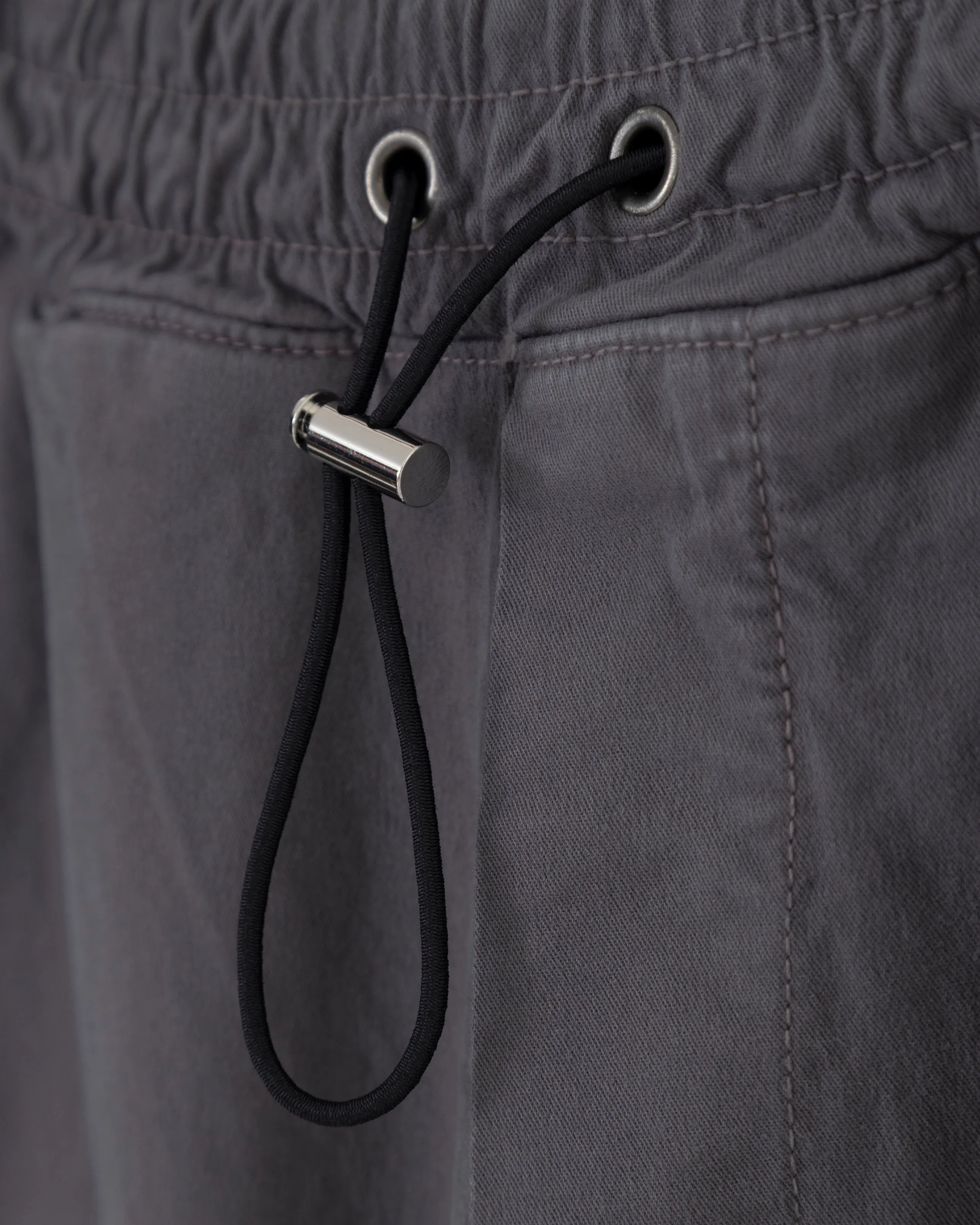 Basics Wide Cargo Pants Silver