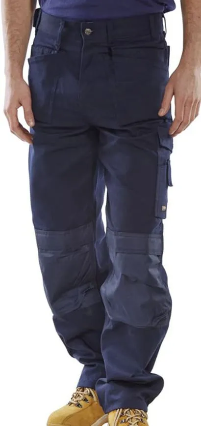 Beeswift Premium Multi Pocket Work Trousers With Kneepad Pockets- Cpmpt