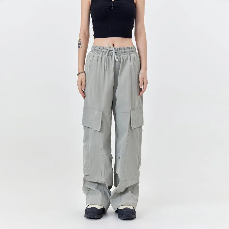 Big Flap Pocket Drawstring Cargo Pants