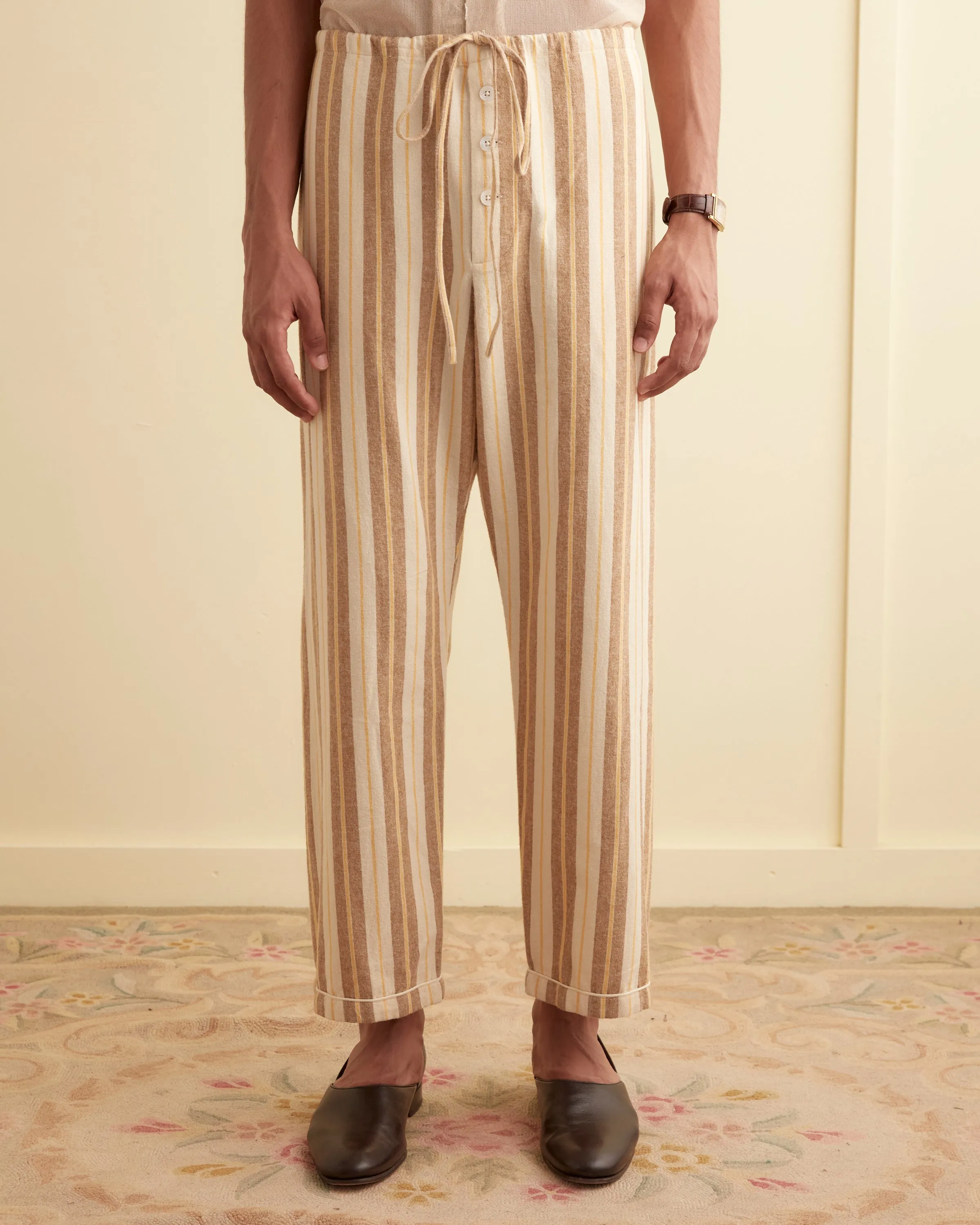 Blonde Stripe Pajama Pants