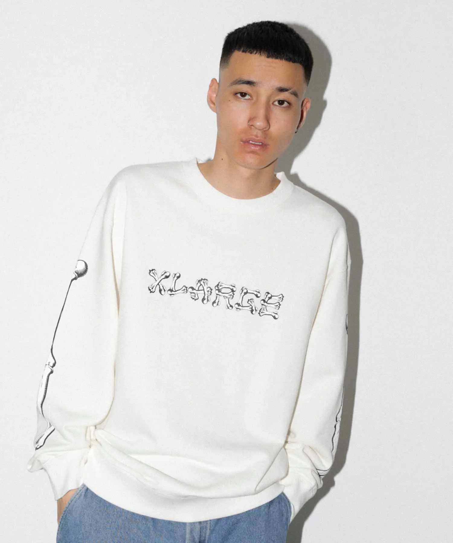 BONE LOGO CREWNECK SWEAT