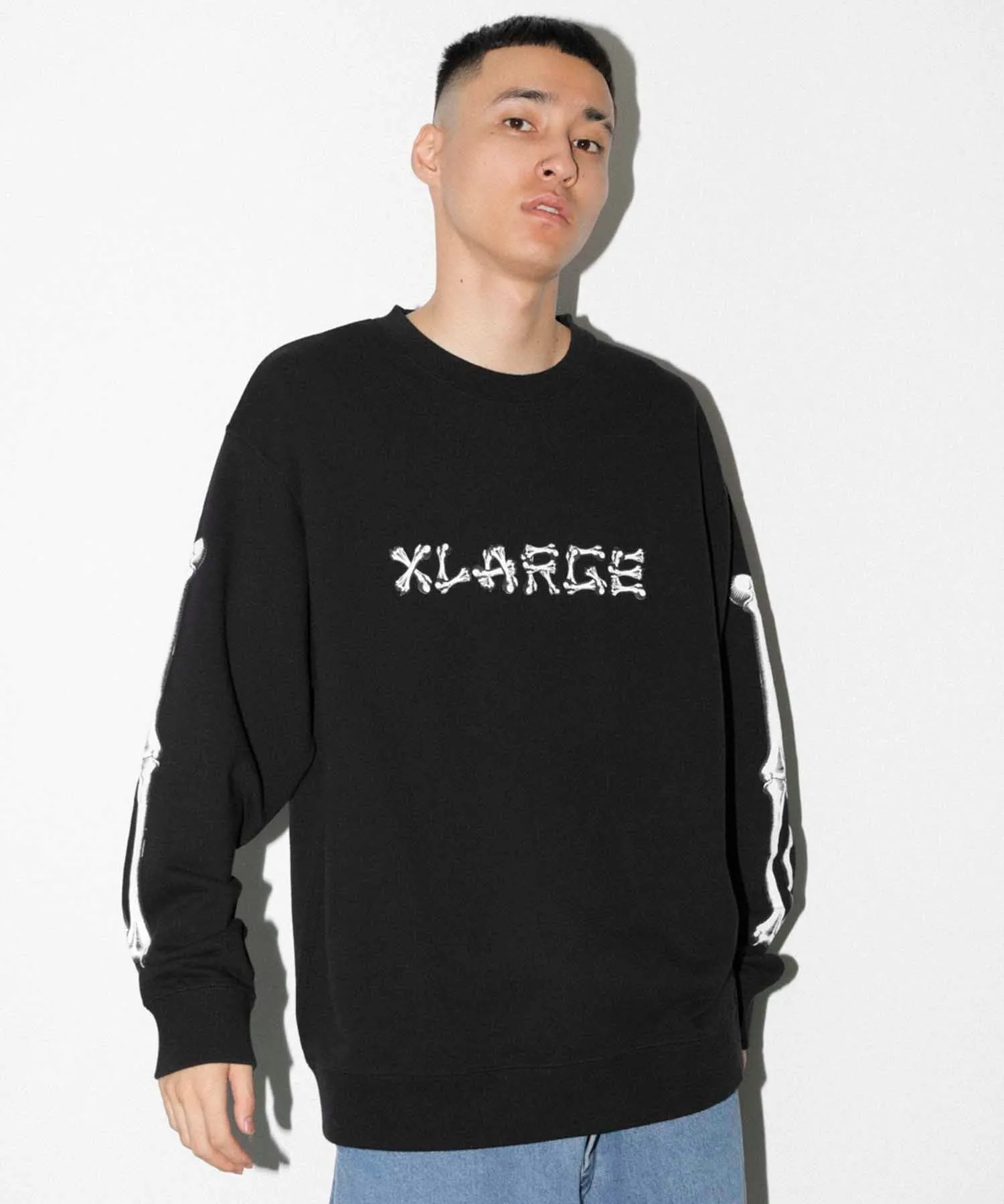 BONE LOGO CREWNECK SWEAT