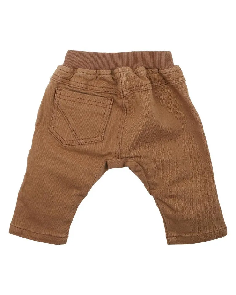 BOYS TAN TWILL PANTS