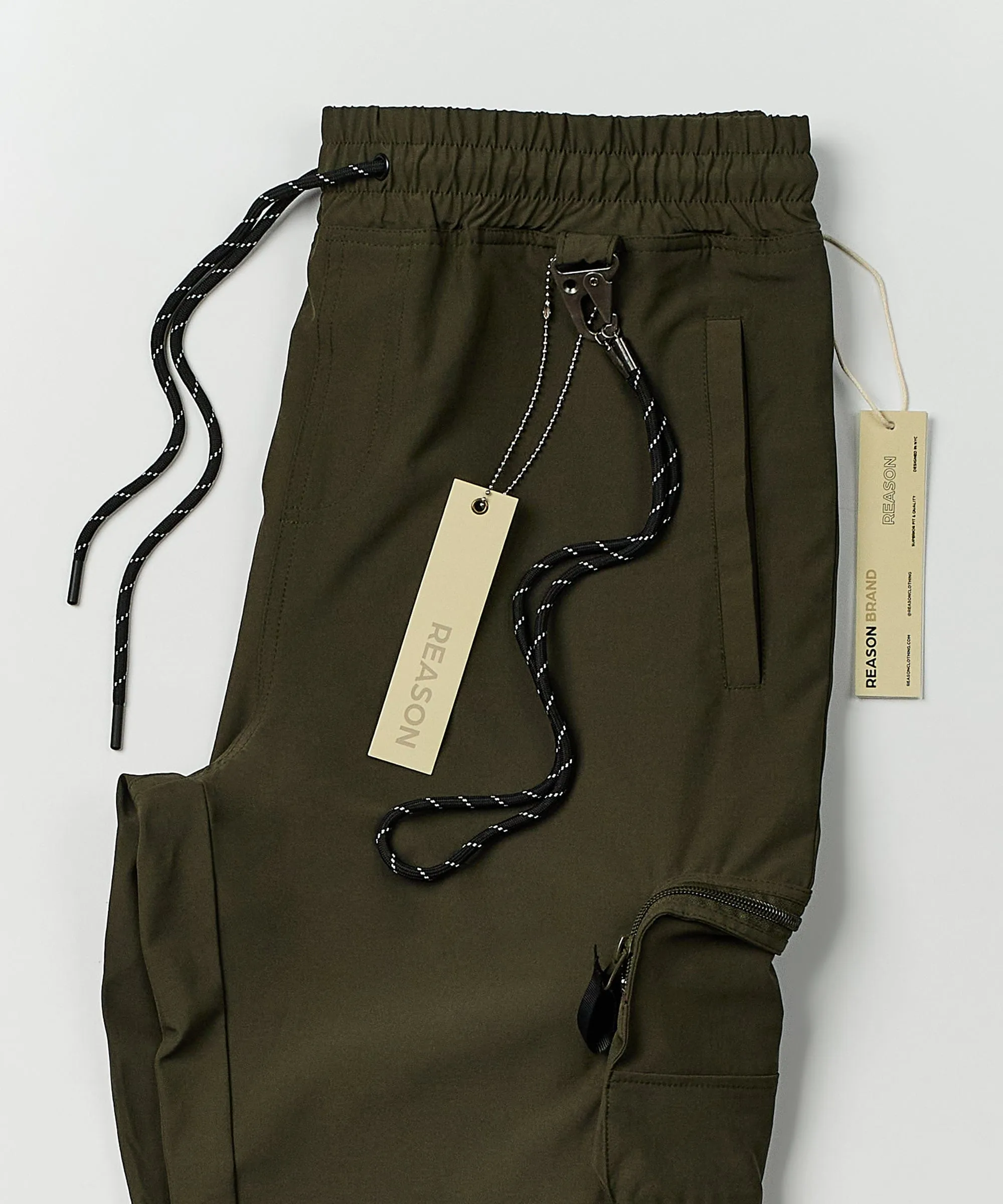 Bridges Utility Stretch Tech Nylon Cargo Pants - Green