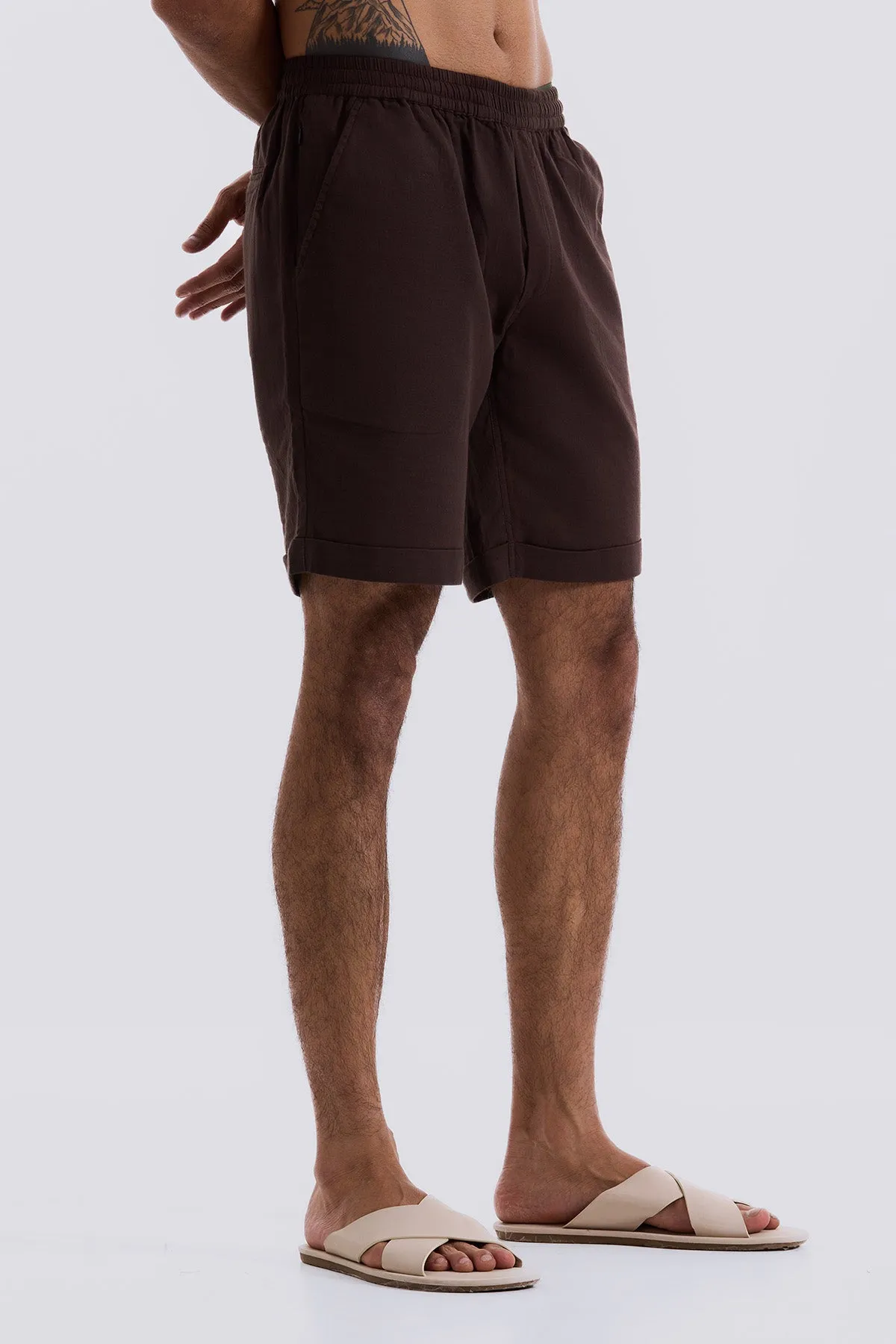 Brown Relax Shorts