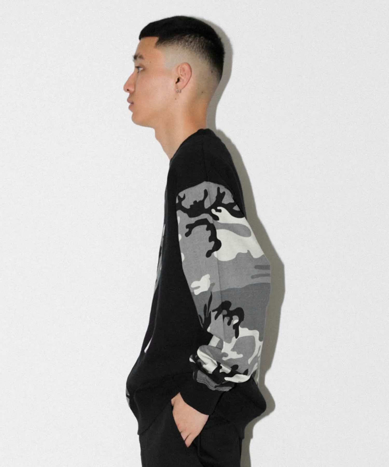 CAMO CREWNECK SWEAT