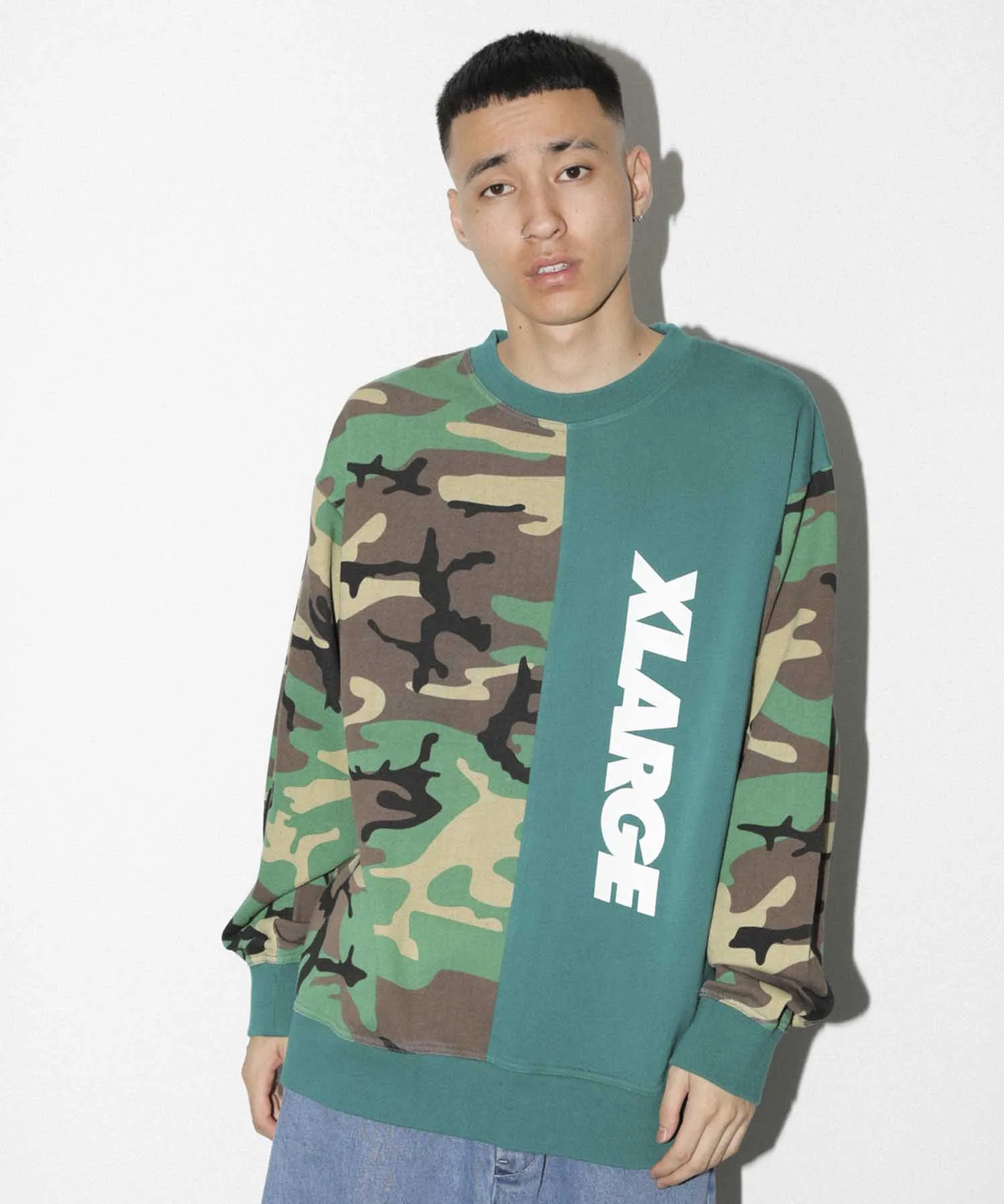 CAMO CREWNECK SWEAT