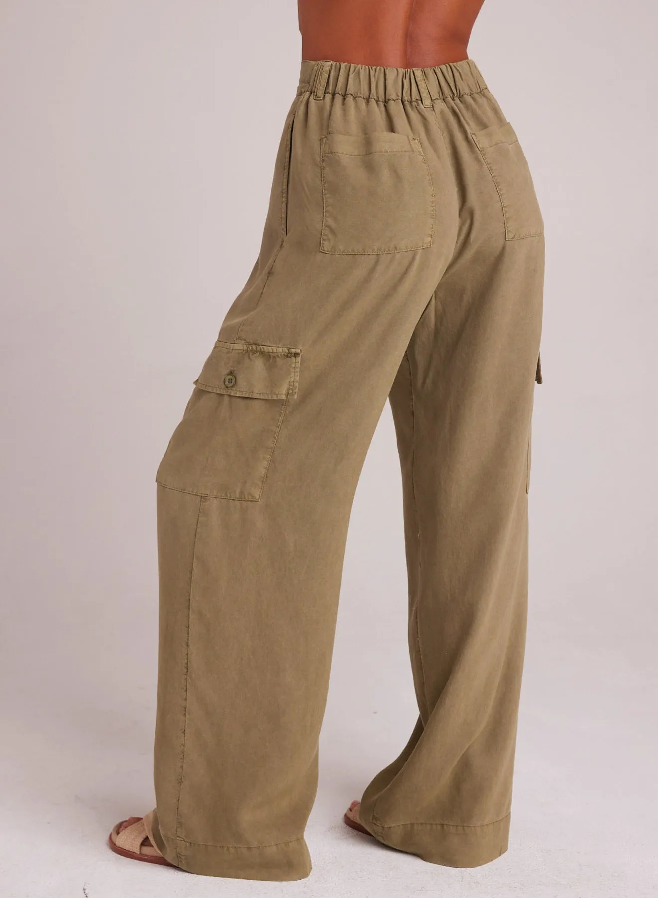 Cargo Wide Leg - French Olive