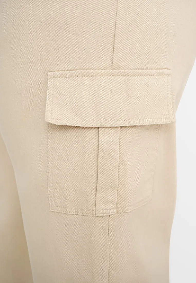 Chloe Wide Leg Pocket Cargo Pants