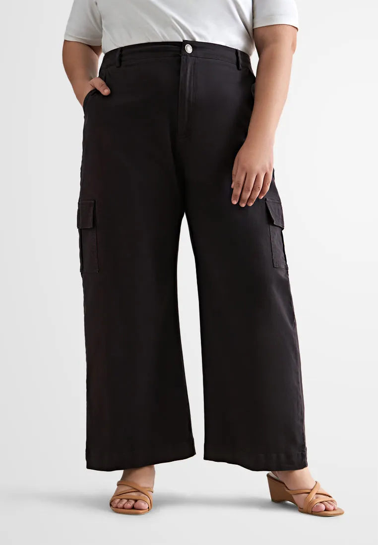 Chloe Wide Leg Pocket Cargo Pants