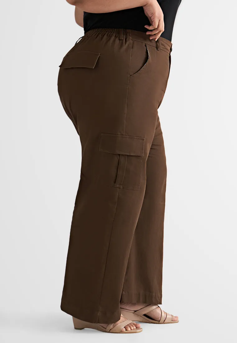 Chloe Wide Leg Pocket Cargo Pants