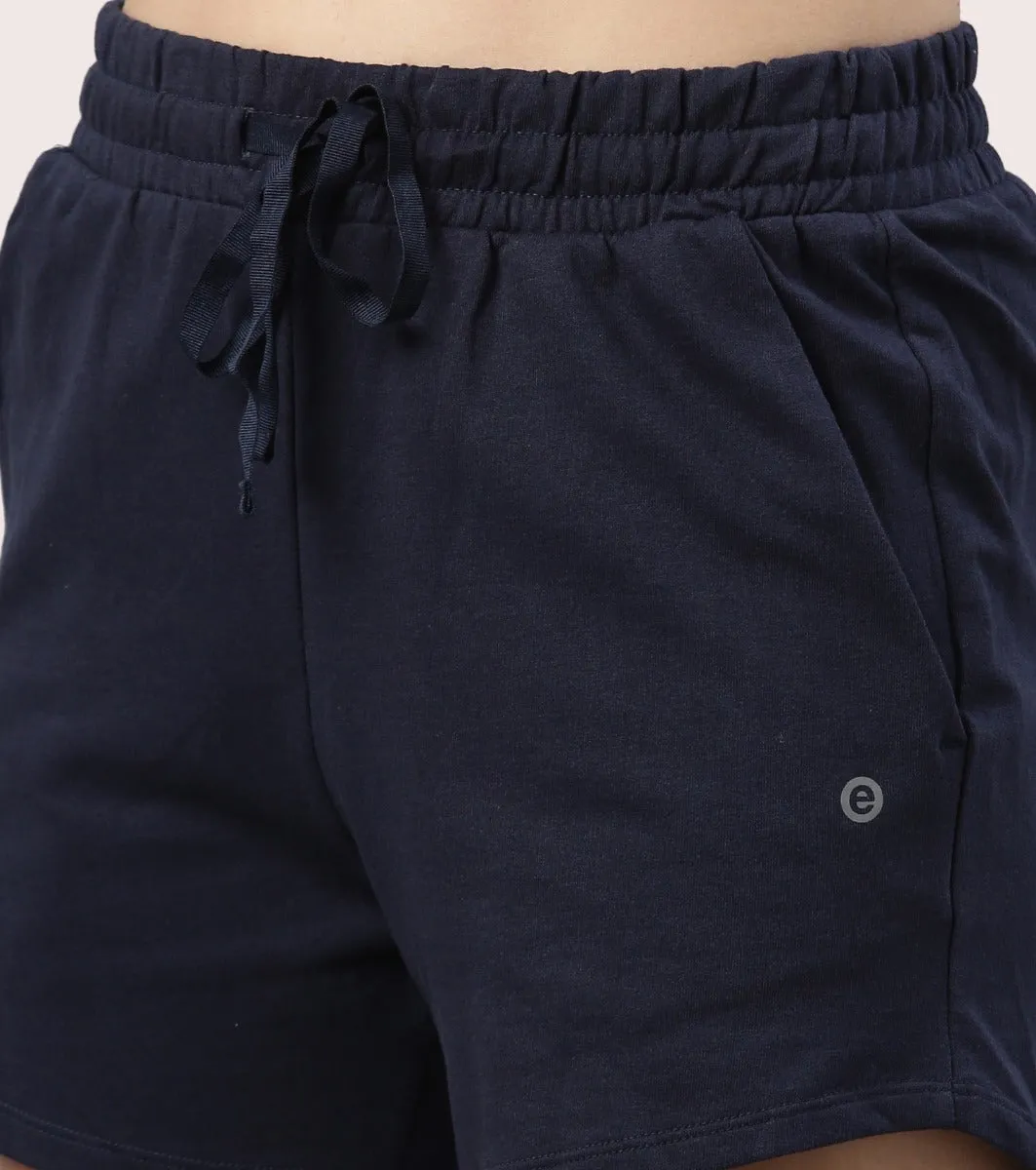 Comfy Shorts | Terry Shorts With Adjustable Waistband & Pockets