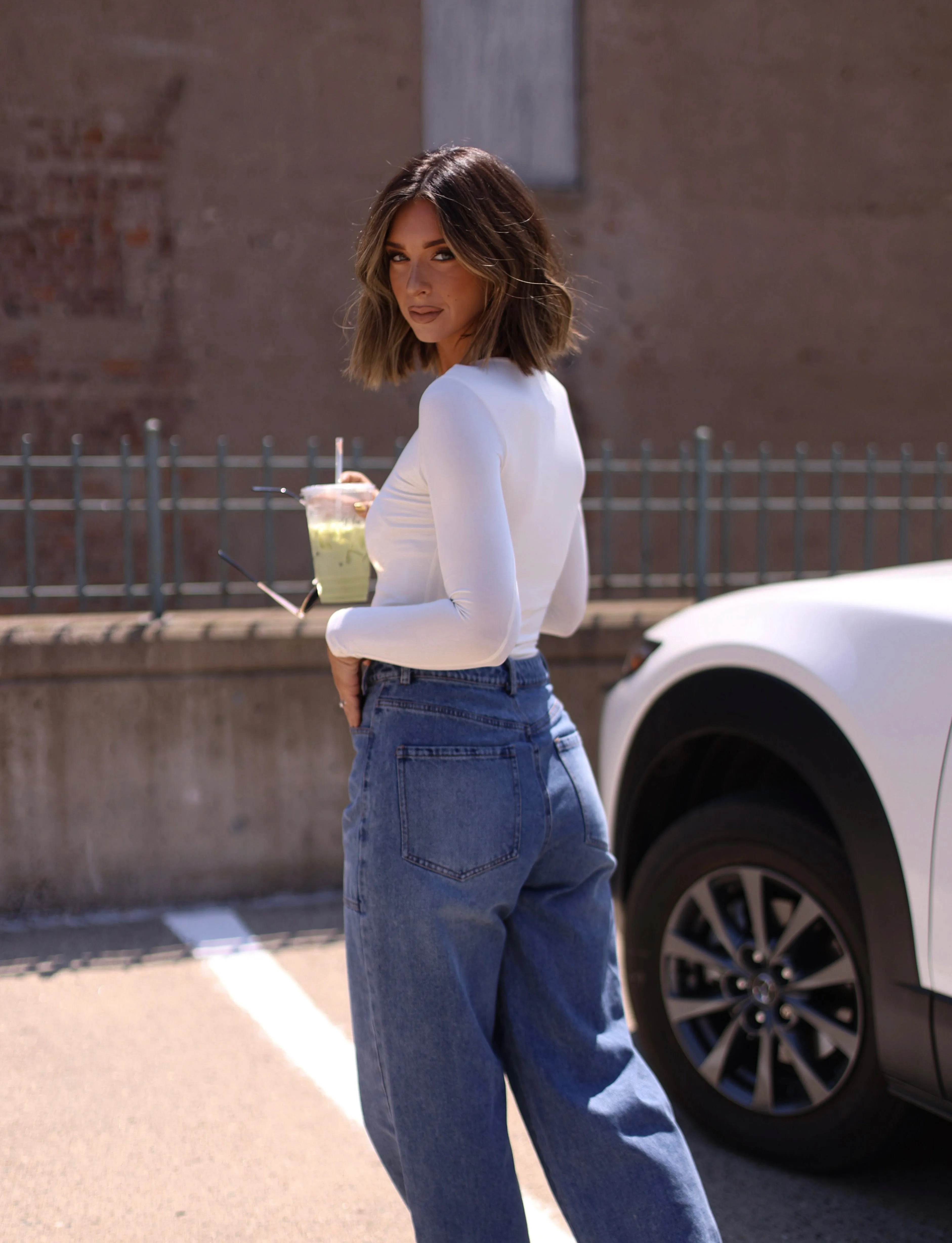 Cuffing Season Wide Leg Denim