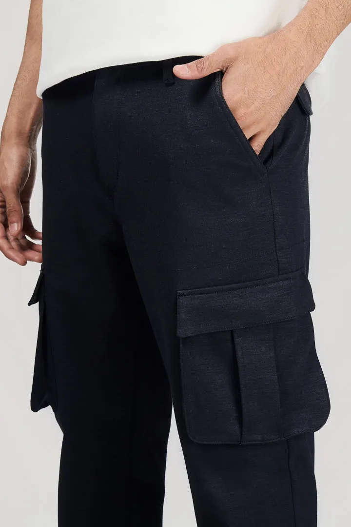 Dark Navy Power-Stretch Cargo Pants