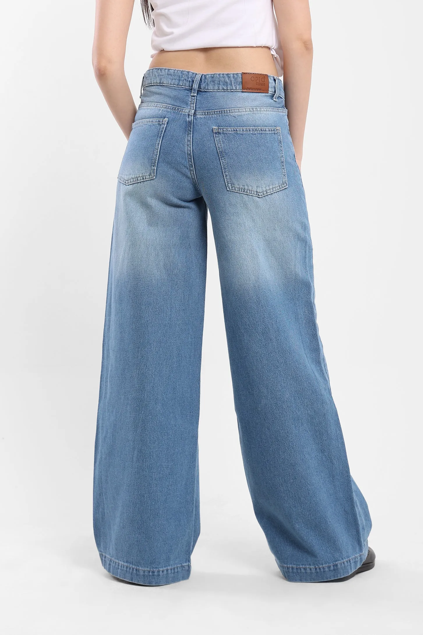 Denim Pants - Mid Wash