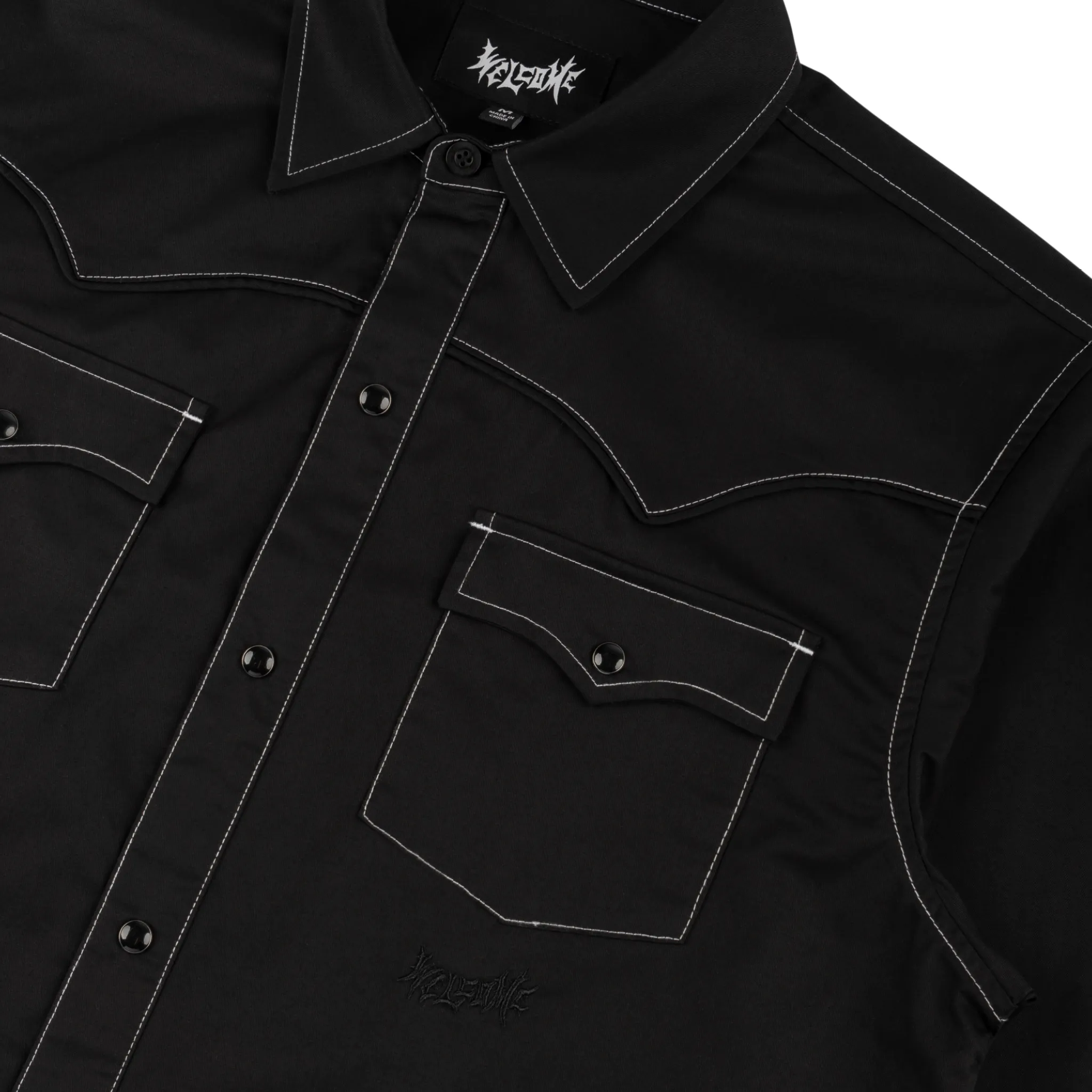 Desperado Twill Western Shirt - Black