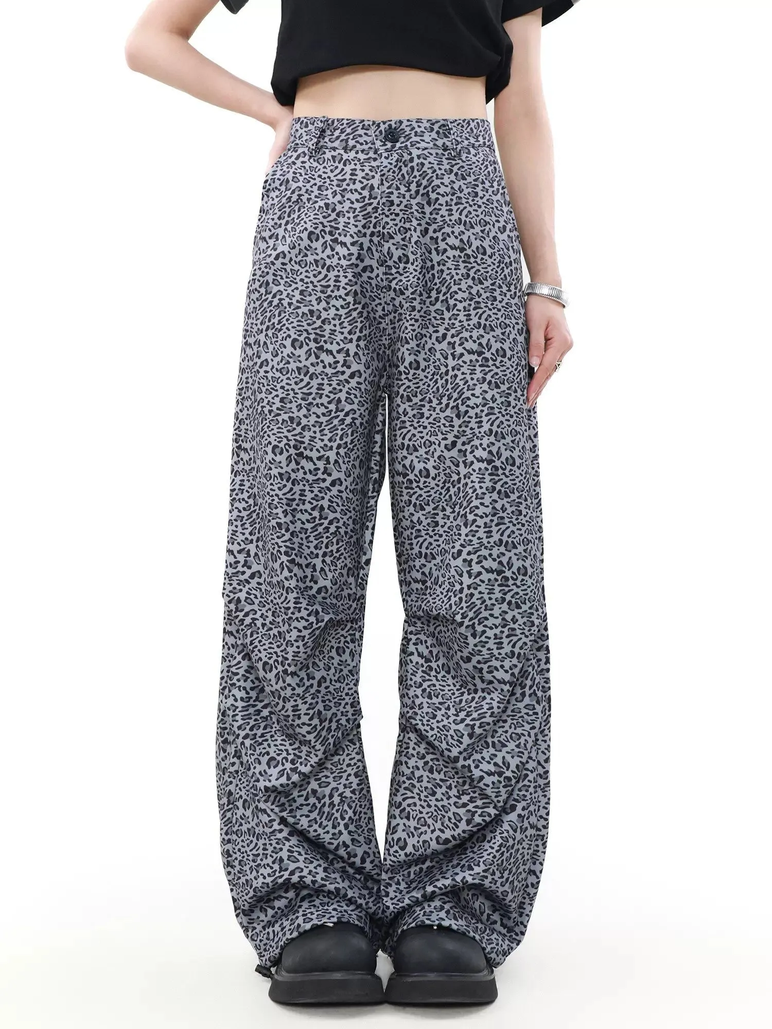 Drapey Animal Print Pants