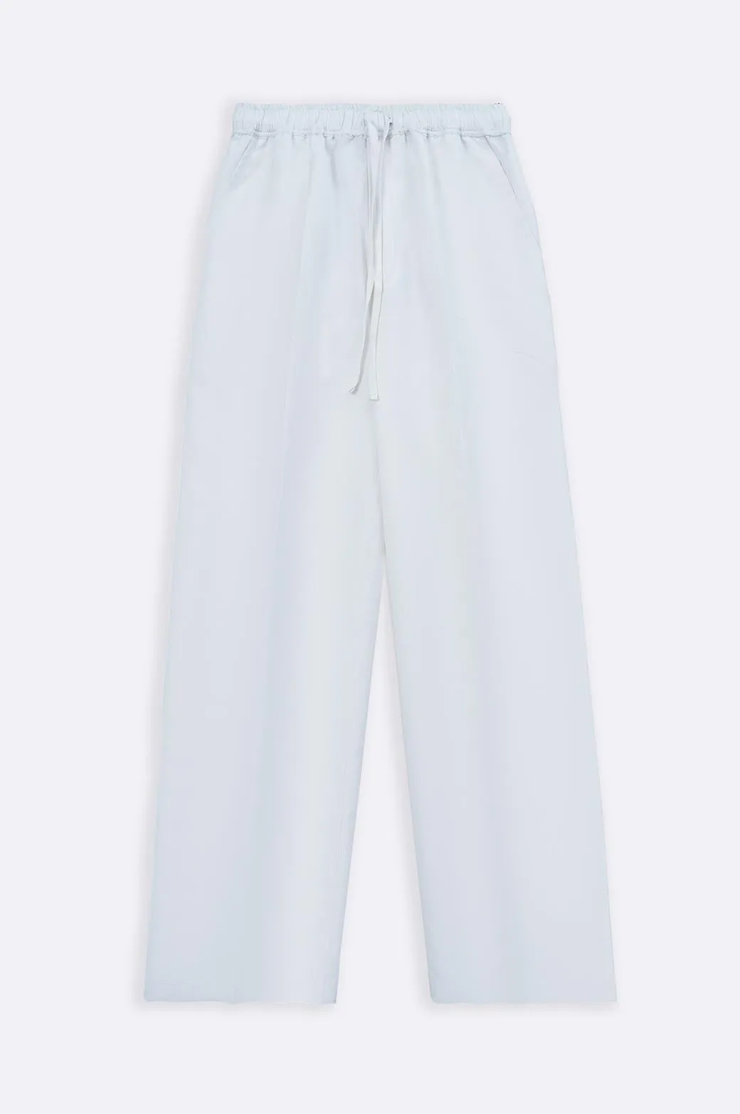 DRAWSTRING WIDE LEG PANTS