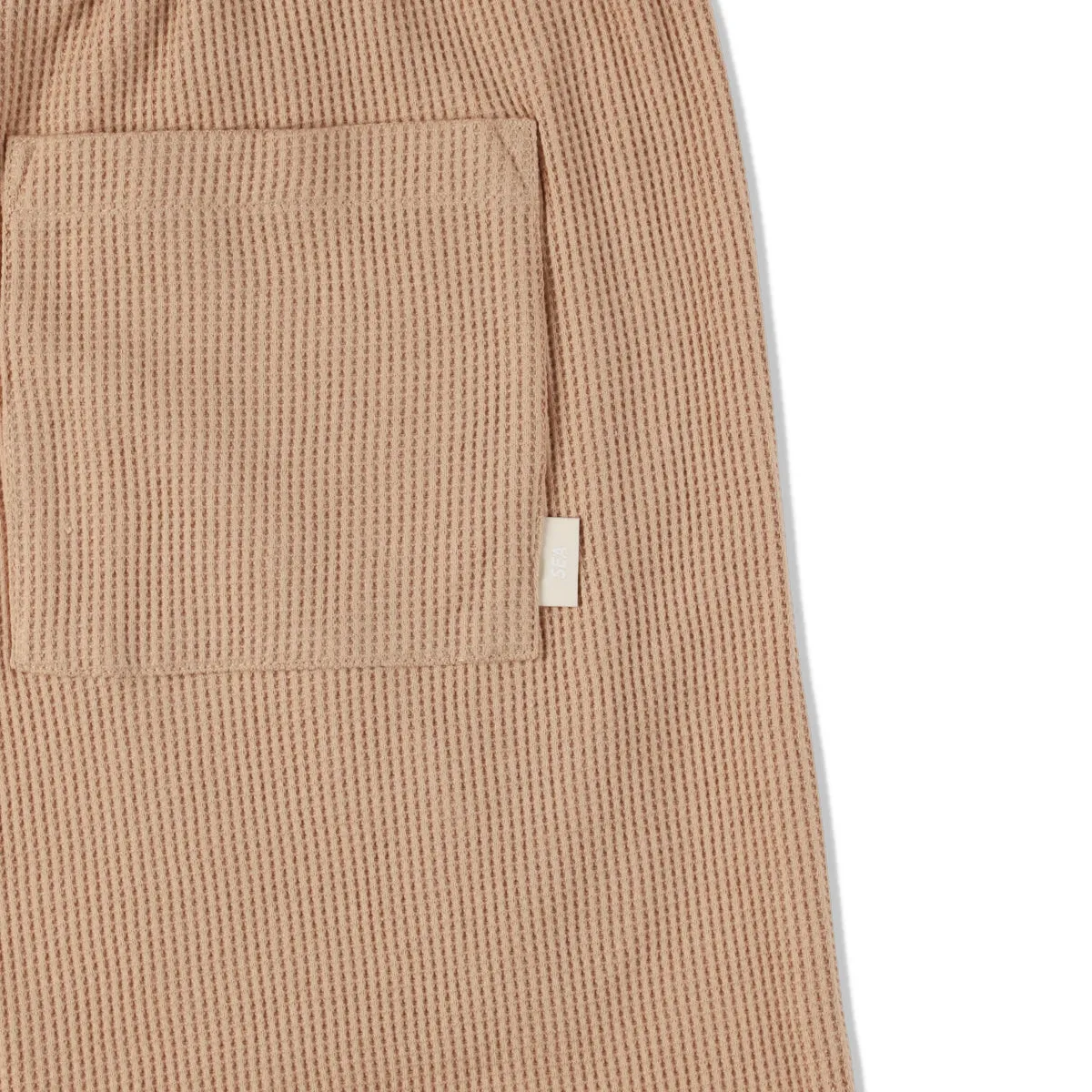 ES_WAFFLE SHORT PANT / SAND