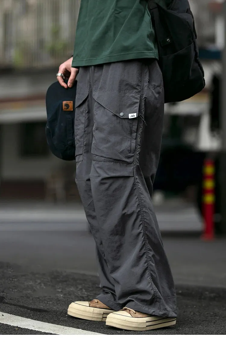 Functional Ripstop Wide Cargo Pants