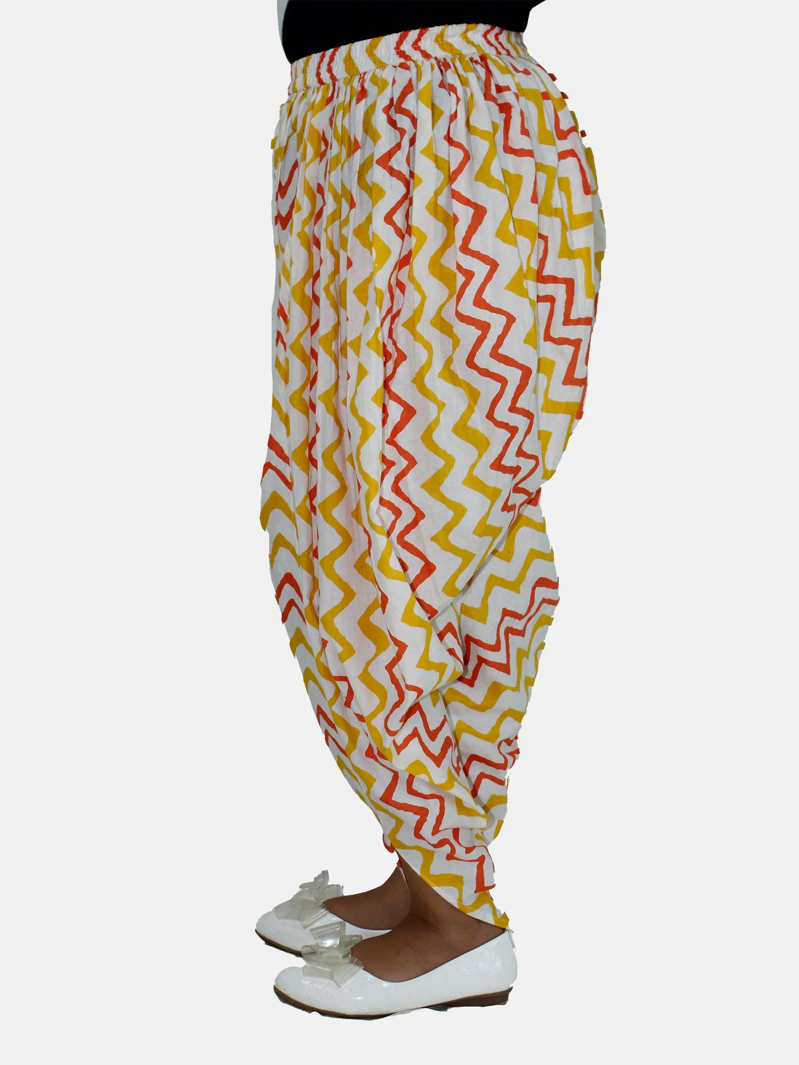 Girls Printed Harem Pant