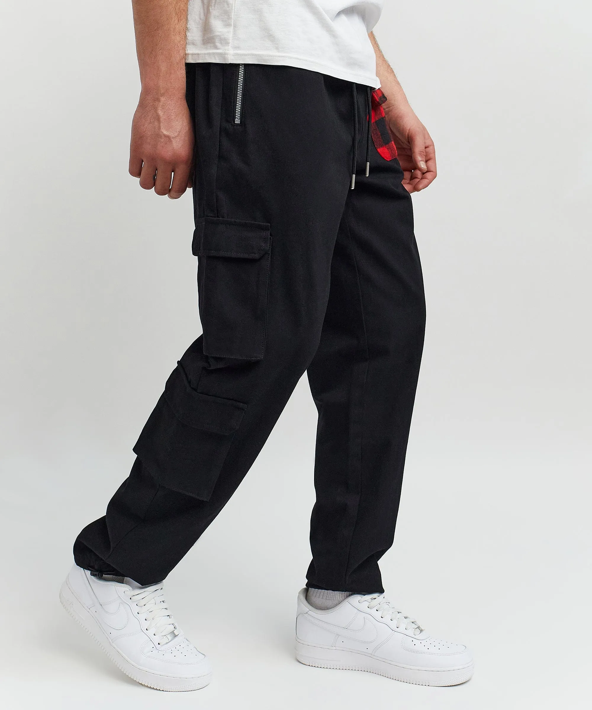 Heaven Woven Cargo Pants - Black