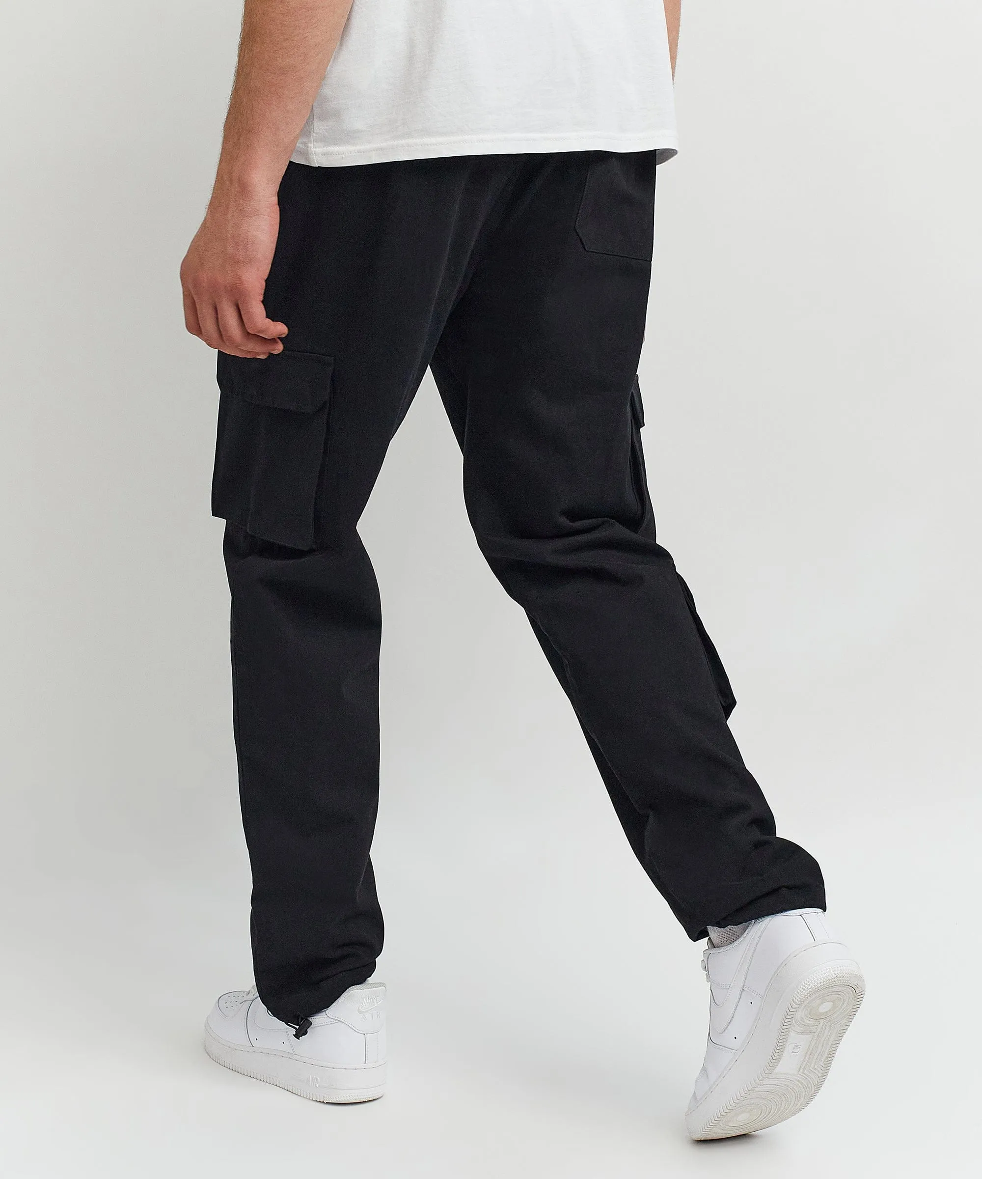 Heaven Woven Cargo Pants - Black