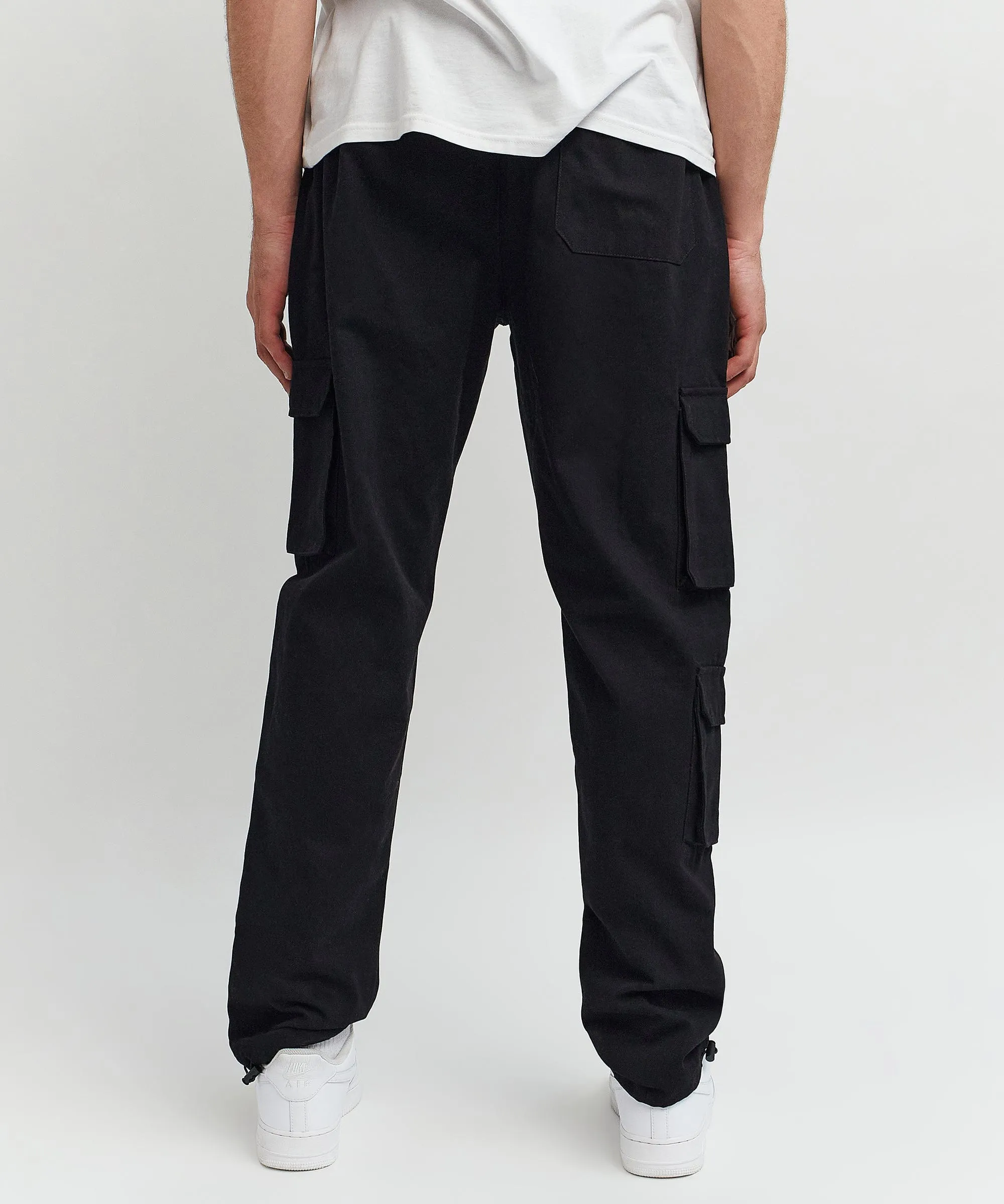 Heaven Woven Cargo Pants - Black