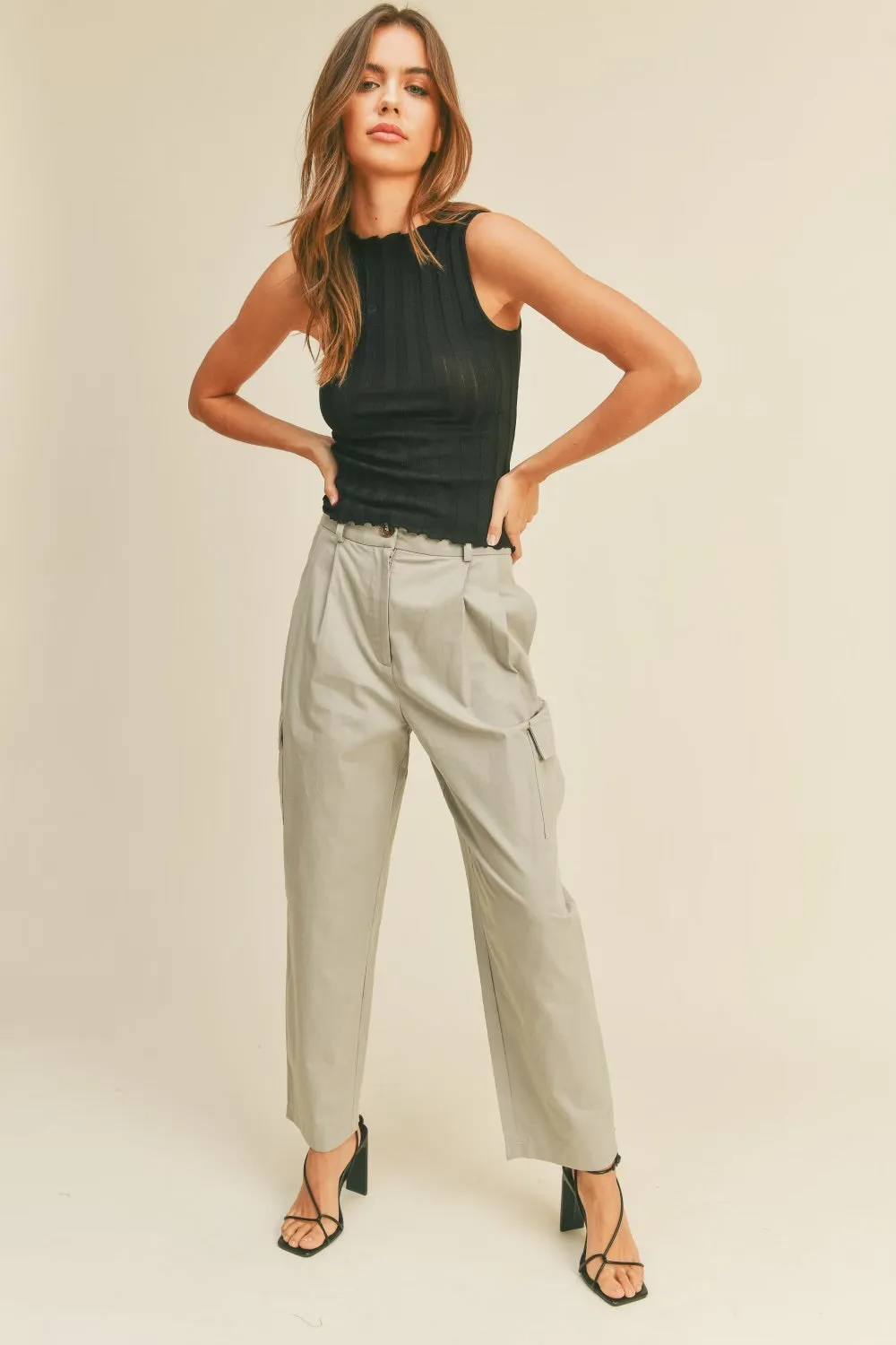 High-Rise Cargo Pants