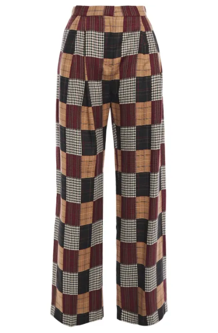 House of Holland Patchwork Wide Trousers