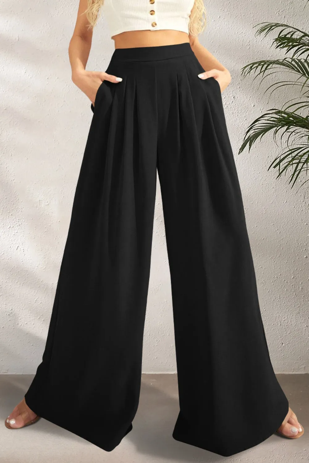 Just BE. Linda L. Wide Leg Pants