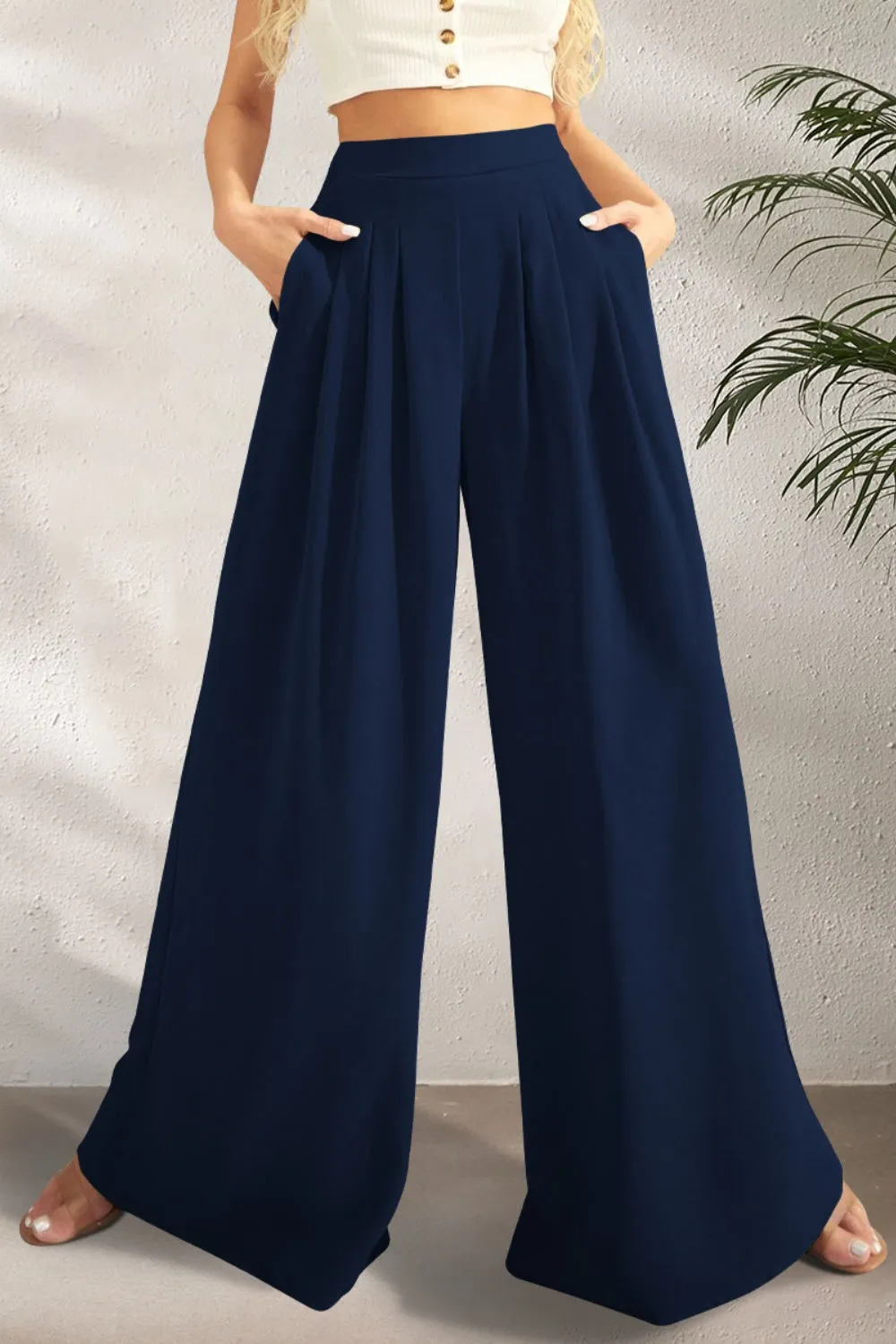 Just BE. Linda L. Wide Leg Pants