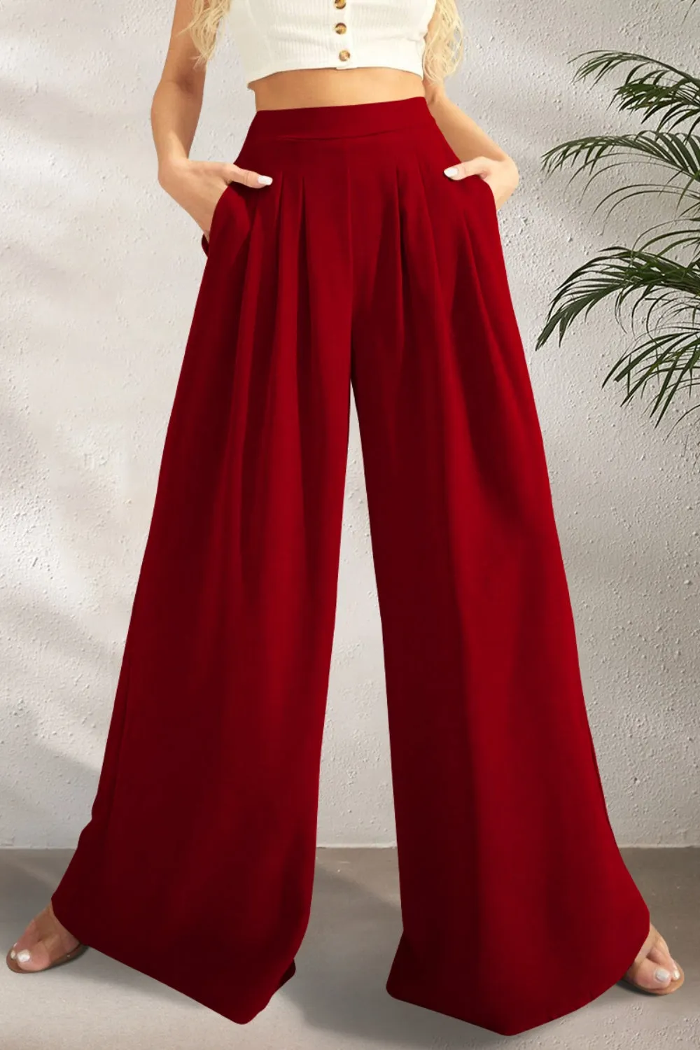 Just BE. Linda L. Wide Leg Pants