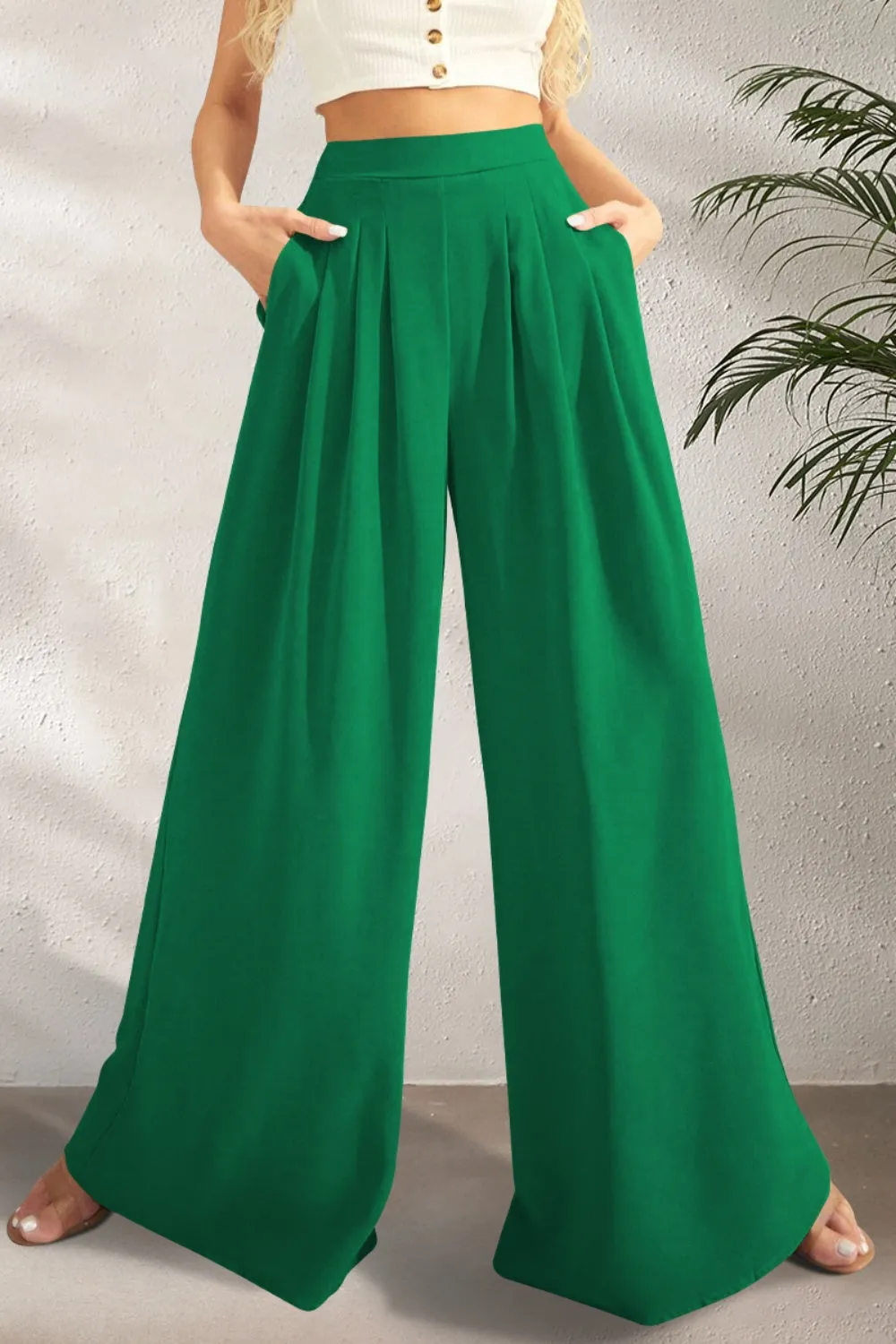 Just BE. Linda L. Wide Leg Pants