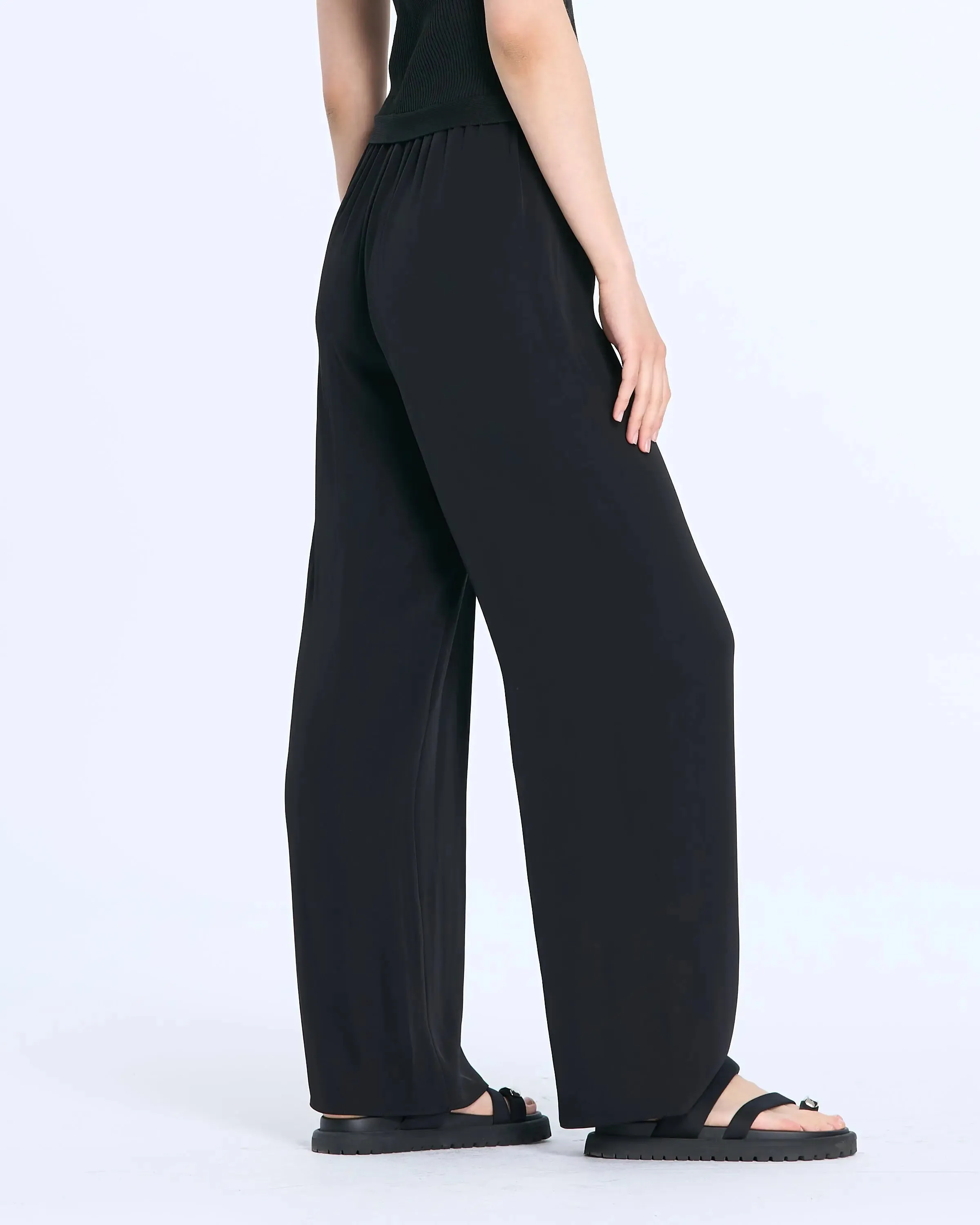 K0431 Basic Wide Leg Pants